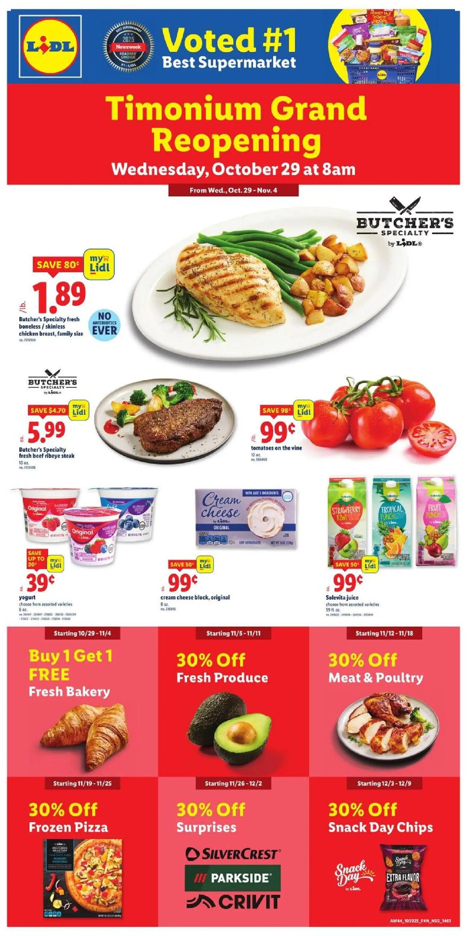 lidl - Lidl Weekly Ad - MD - 10/29 - 11/04 2025