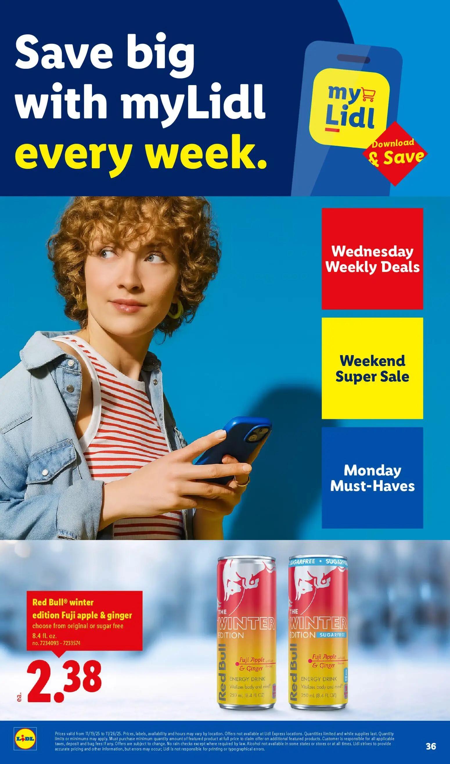 lidl - Weekly ads Lidl BLACK FRIDAY from 11/19/2025 - page: 36