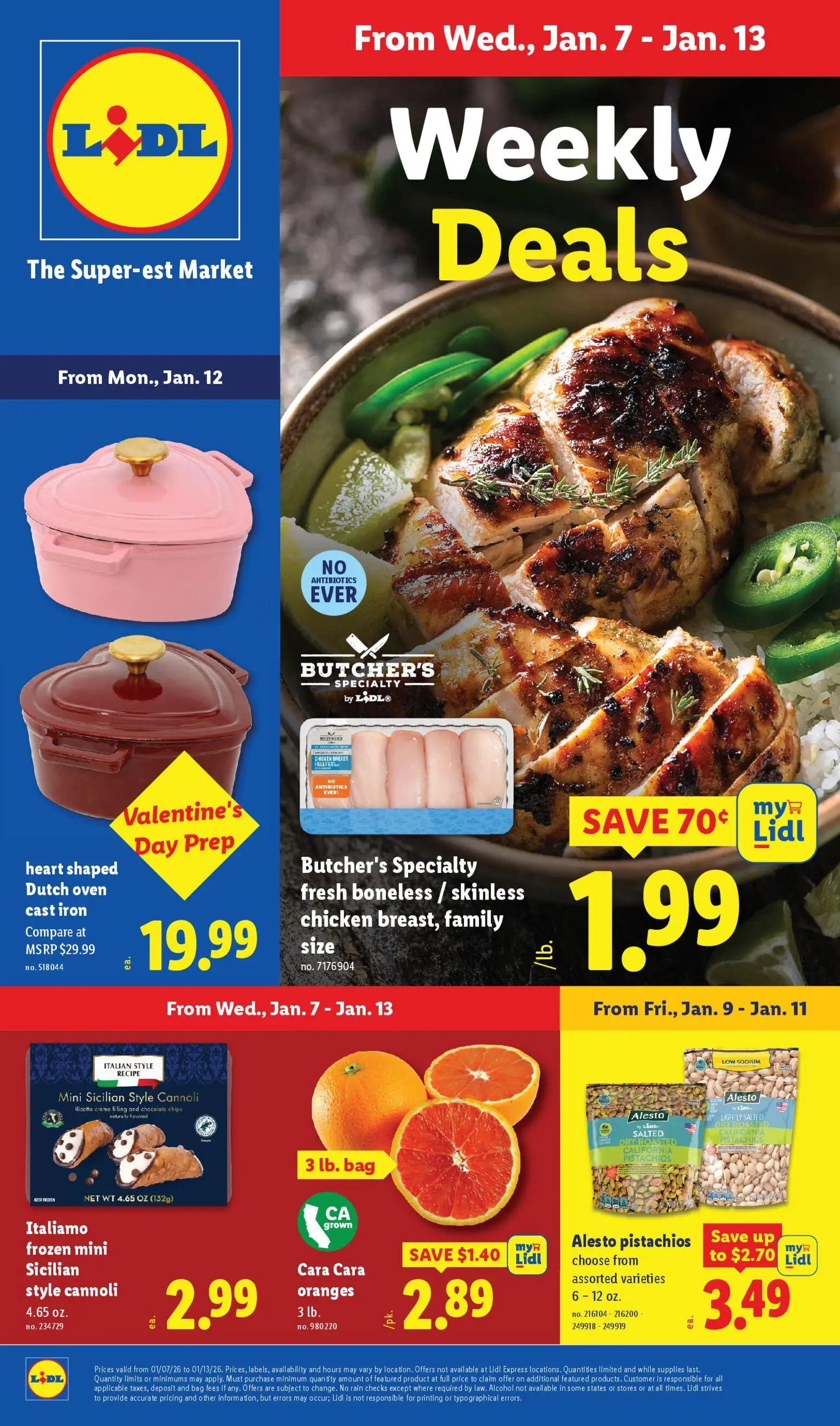 lidl - Lidl Weekly Ad - 01/07 - 01/14 2026 - page: 1