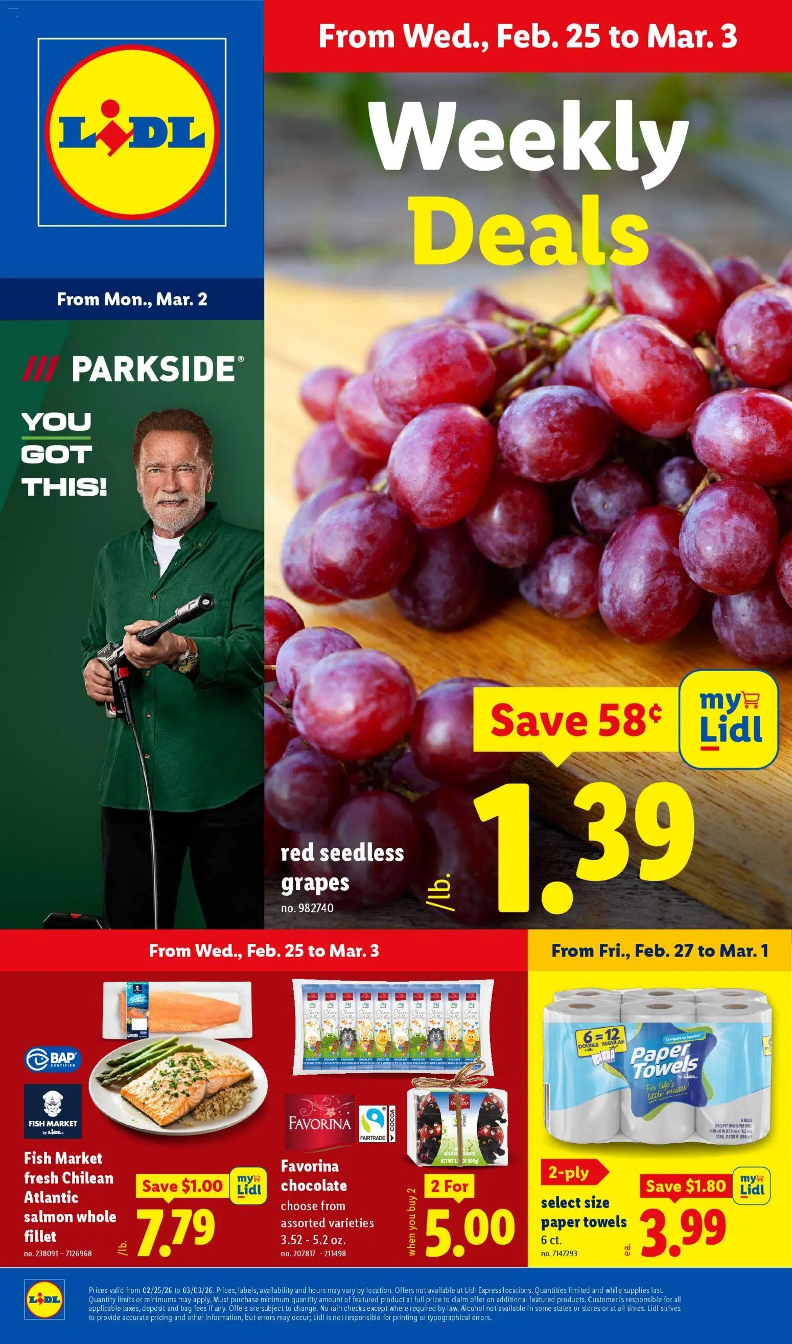 lidl - Lidl Weekly Ad - 02/25 - 03/03 2026 - page: 1