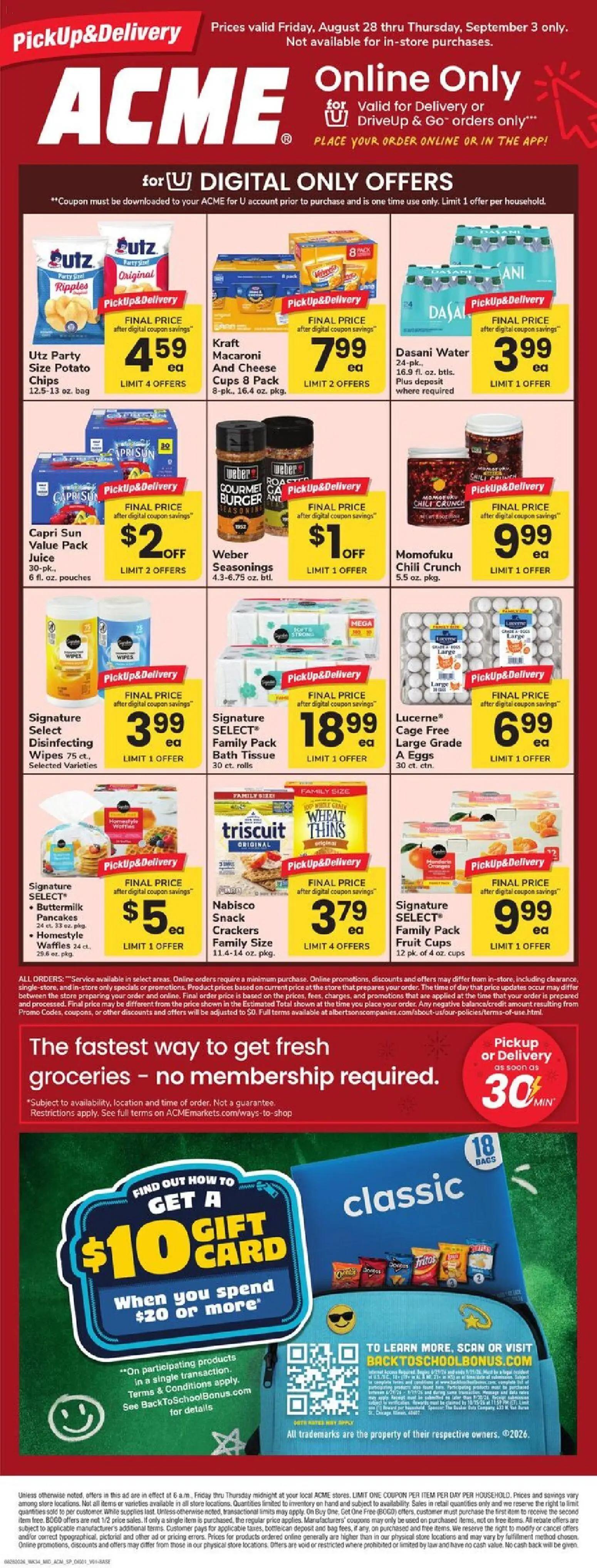 acme - Acme Specialty Publication - 08/28 - 09/03 2026 - page: 1