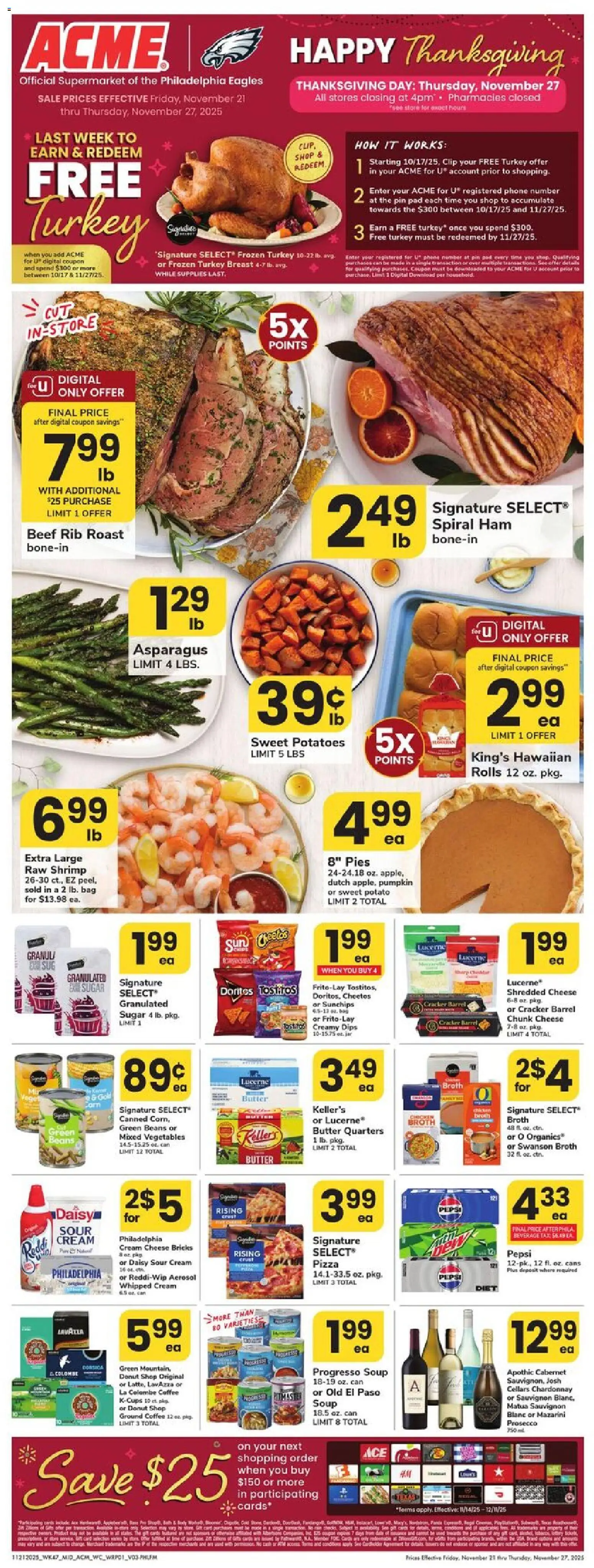acme - Acme Weekly Ad - 11/21 - 11/27 2025 - page: 1