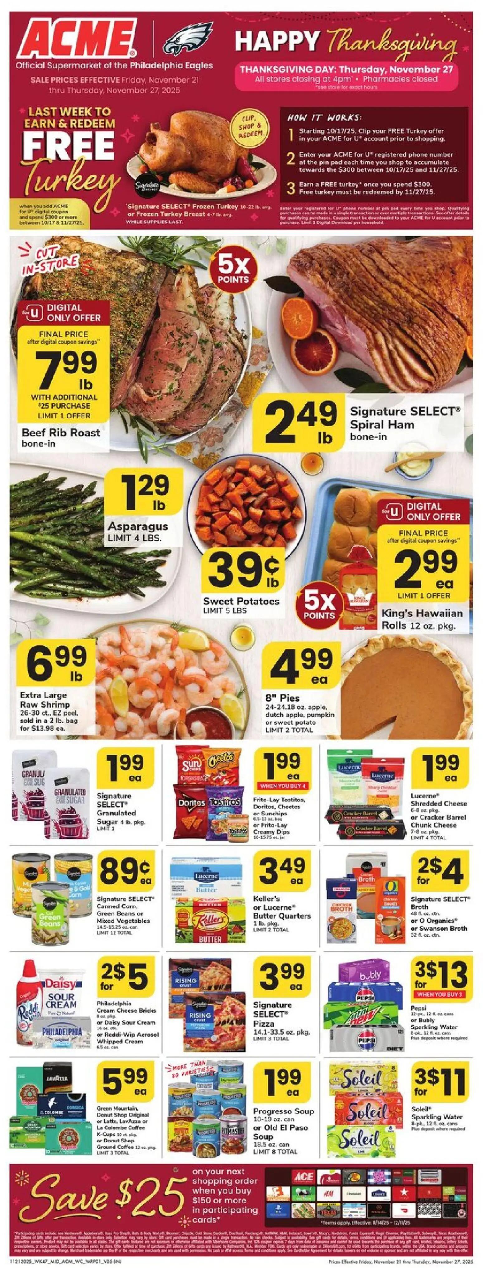 acme - Acme Weekly Ad - NJ - 11/21 - 11/27 2025