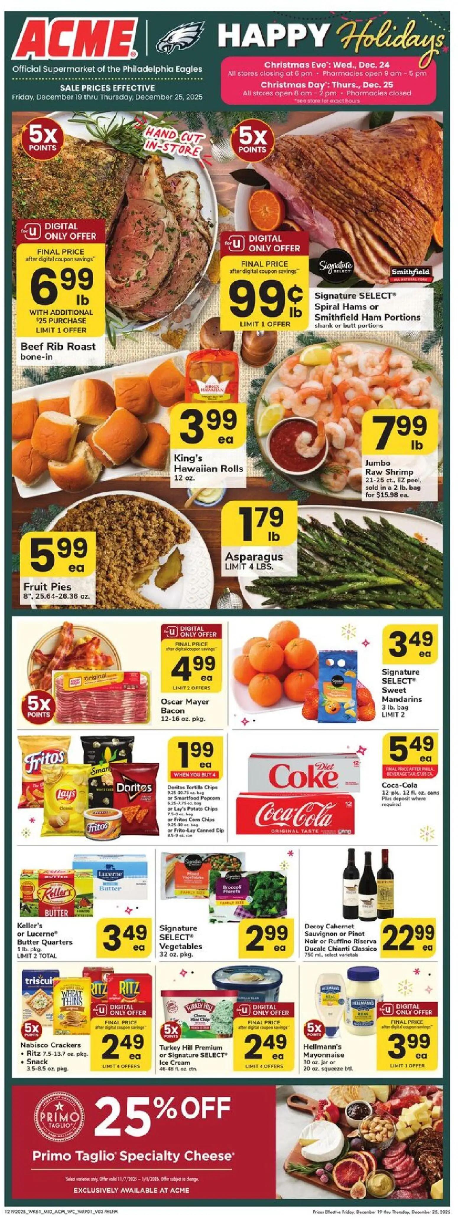 acme - Acme Weekly Ad - 12/19 - 12/25 2025 - page: 1