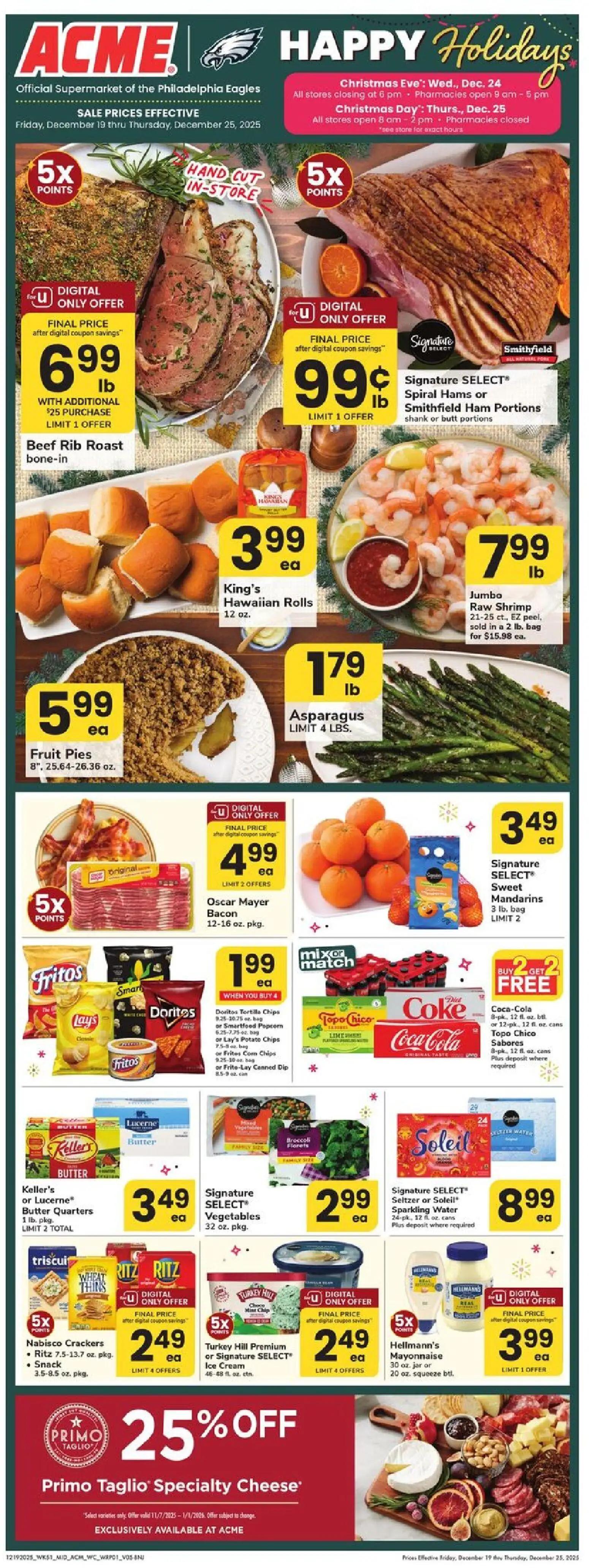 acme - Acme Weekly Ad - NJ - 12/19 - 12/25 2025