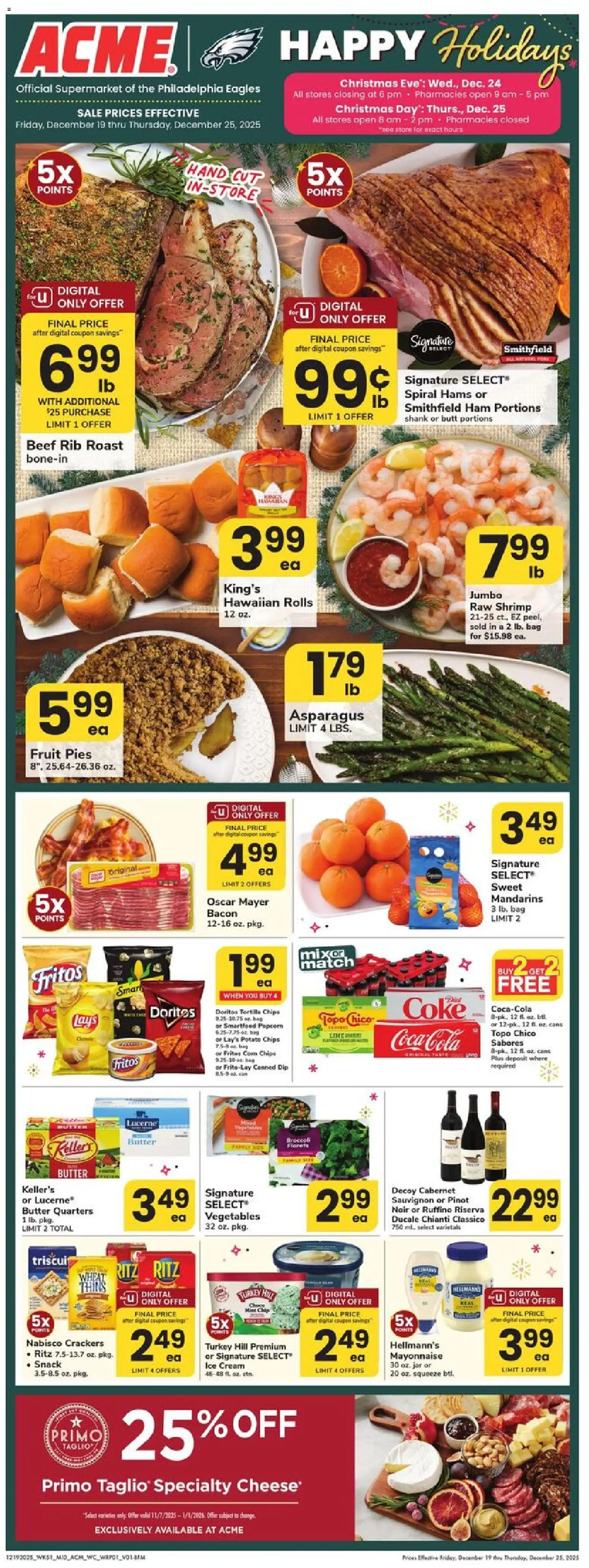 acme - Acme Weekly Ad - PA - 12/19 - 12/25 2025