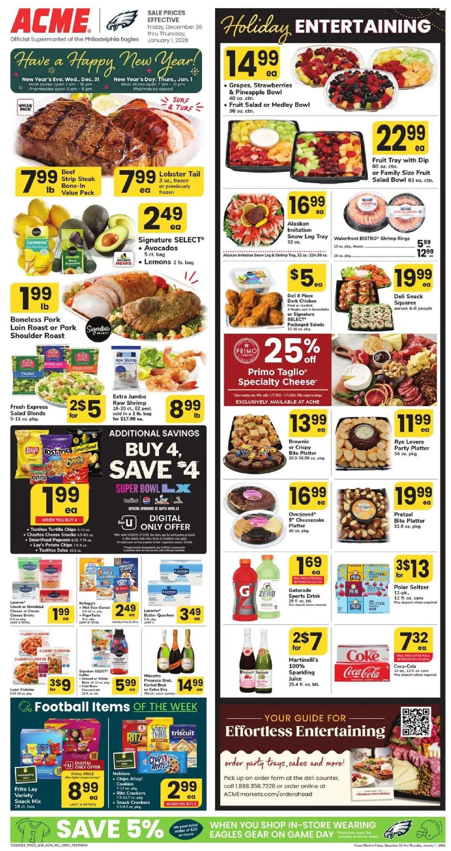 acme - Acme Weekly Ad - 12/26/2025 - 01/01/2026 2025