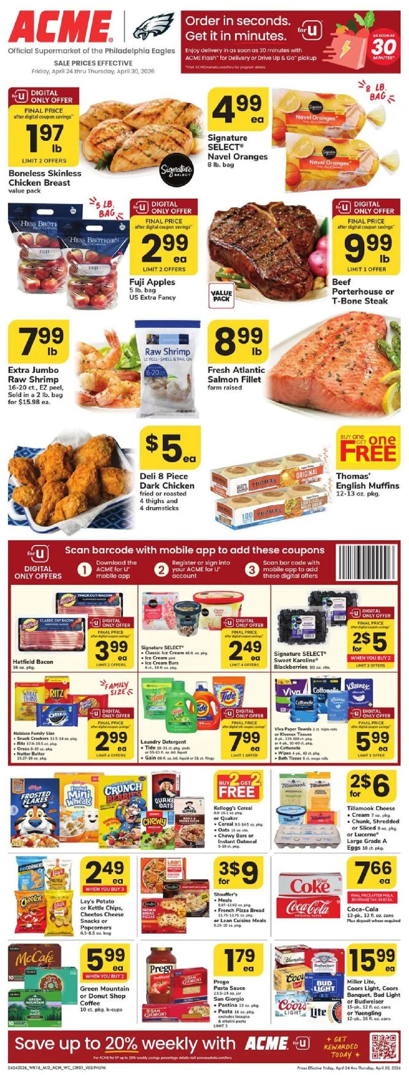 acme - Acme Weekly Ad - 04/24 - 04/30 2026 - page: 1