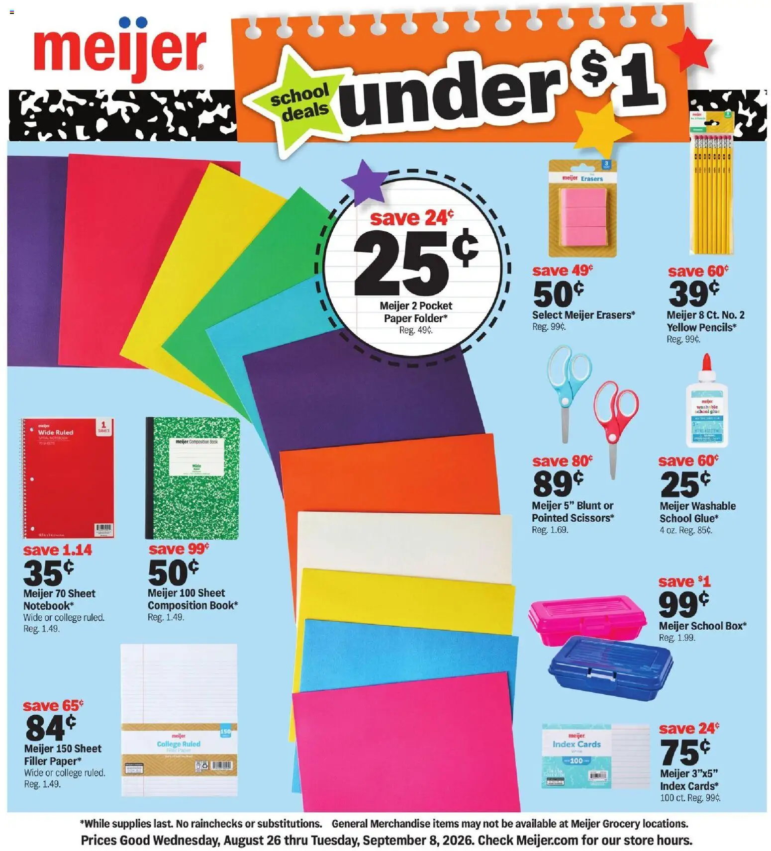 meijer - Meijer Back to School Deals - 08/26 - 09/08 2026