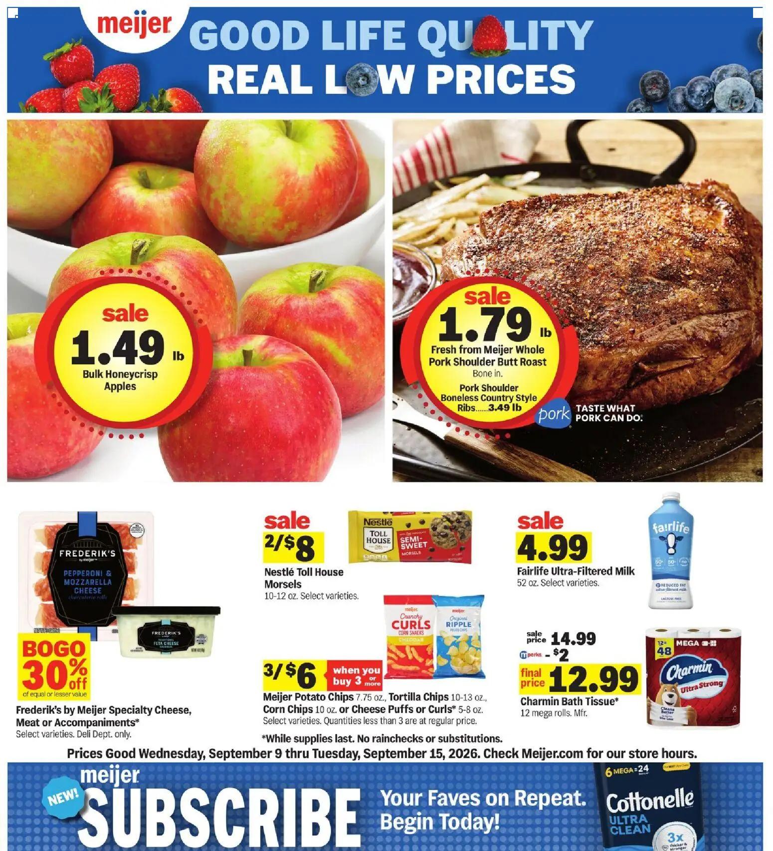 meijer - Meijer Weekly Ad - 09/09 - 09/15 2026