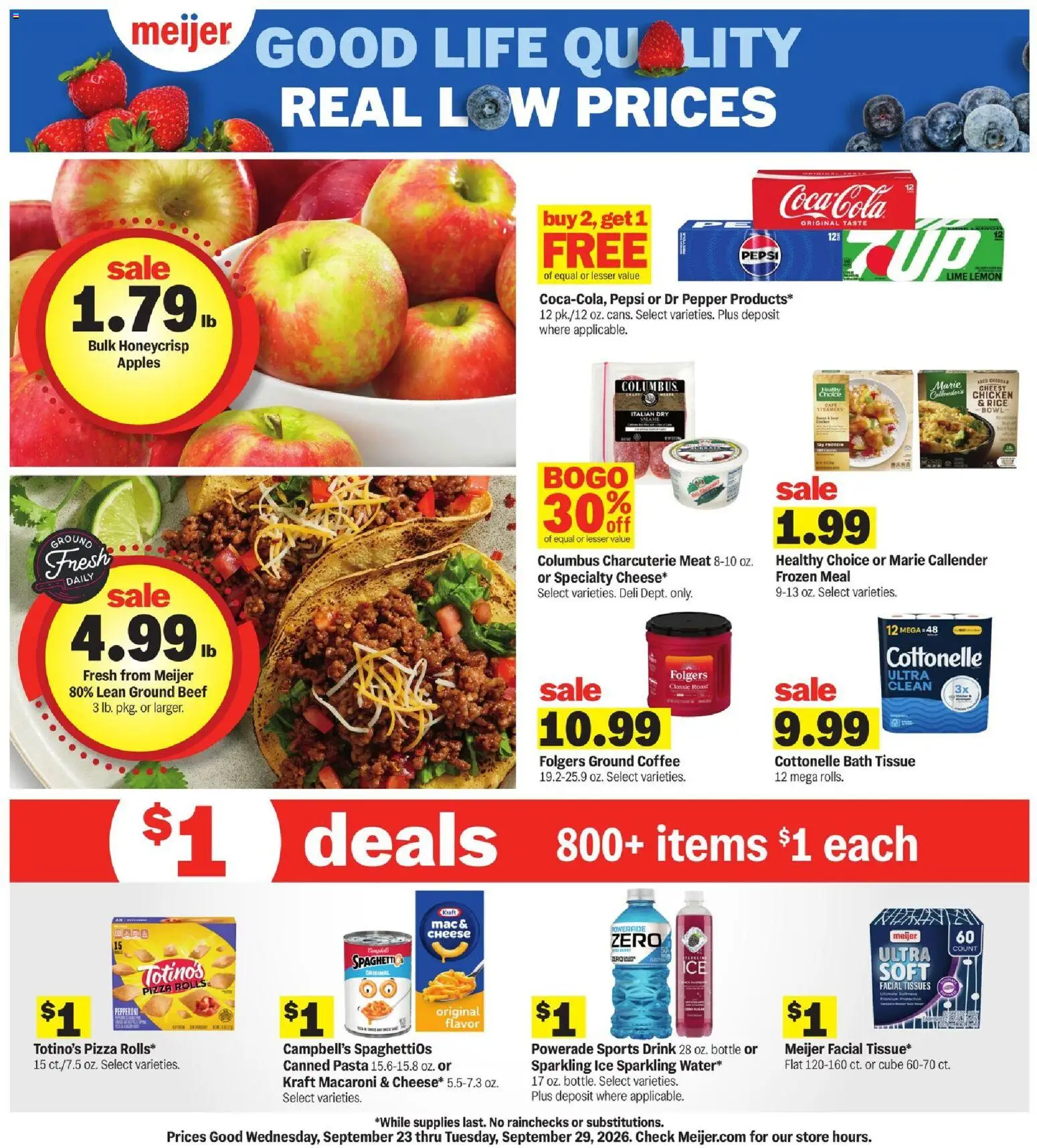 meijer - Meijer Weekly Ad - MI - 09/23 - 09/29 2026