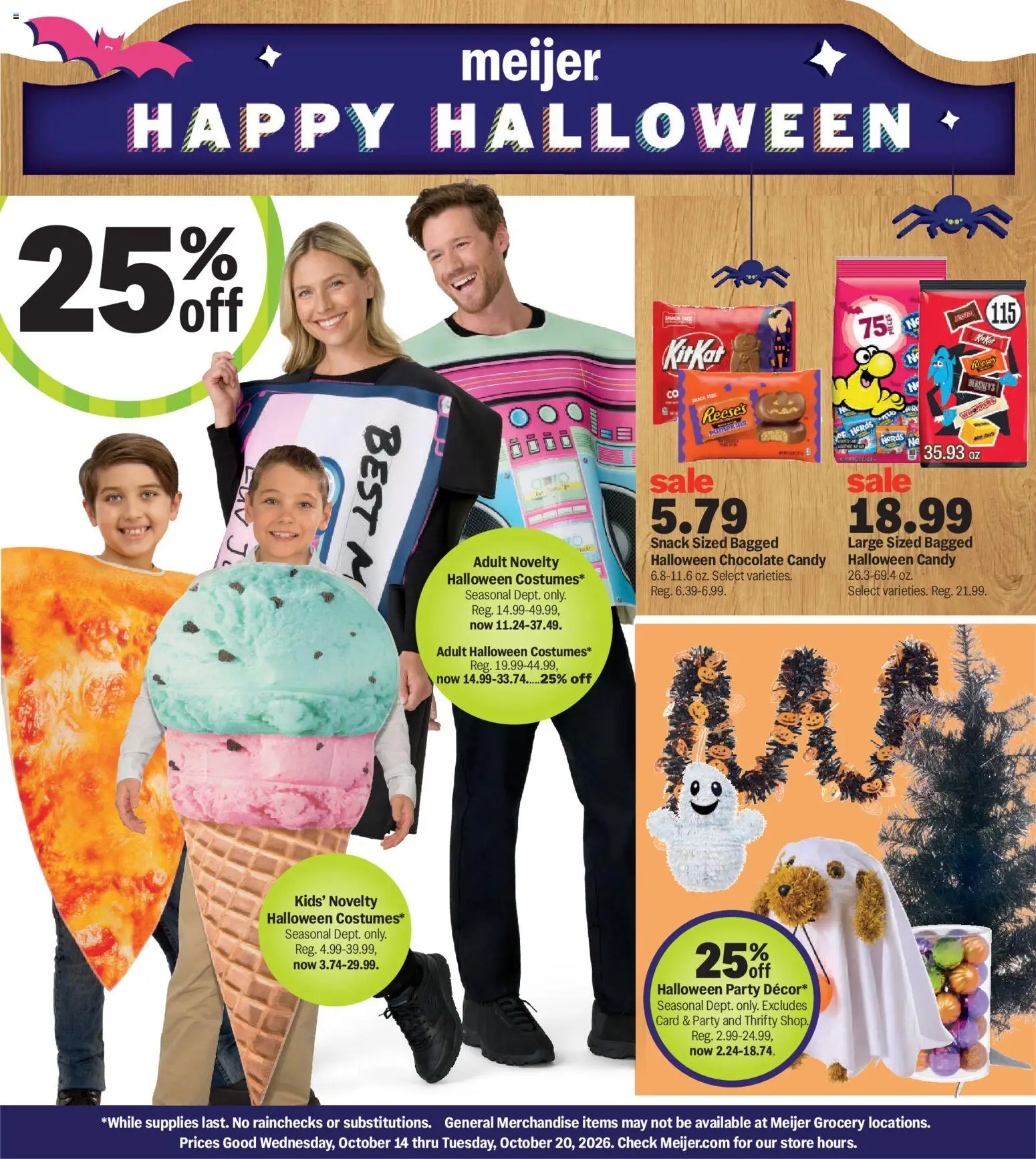 meijer - Meijer Halloween Deals - 10/14 - 10/20 2026