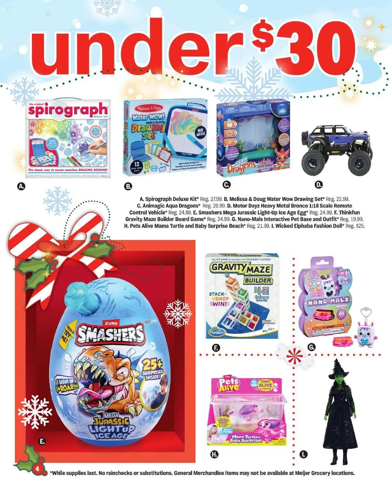 meijer - Meijer Holiday Gift Guide - 10/08 - 12/24 2025 - page: 4
