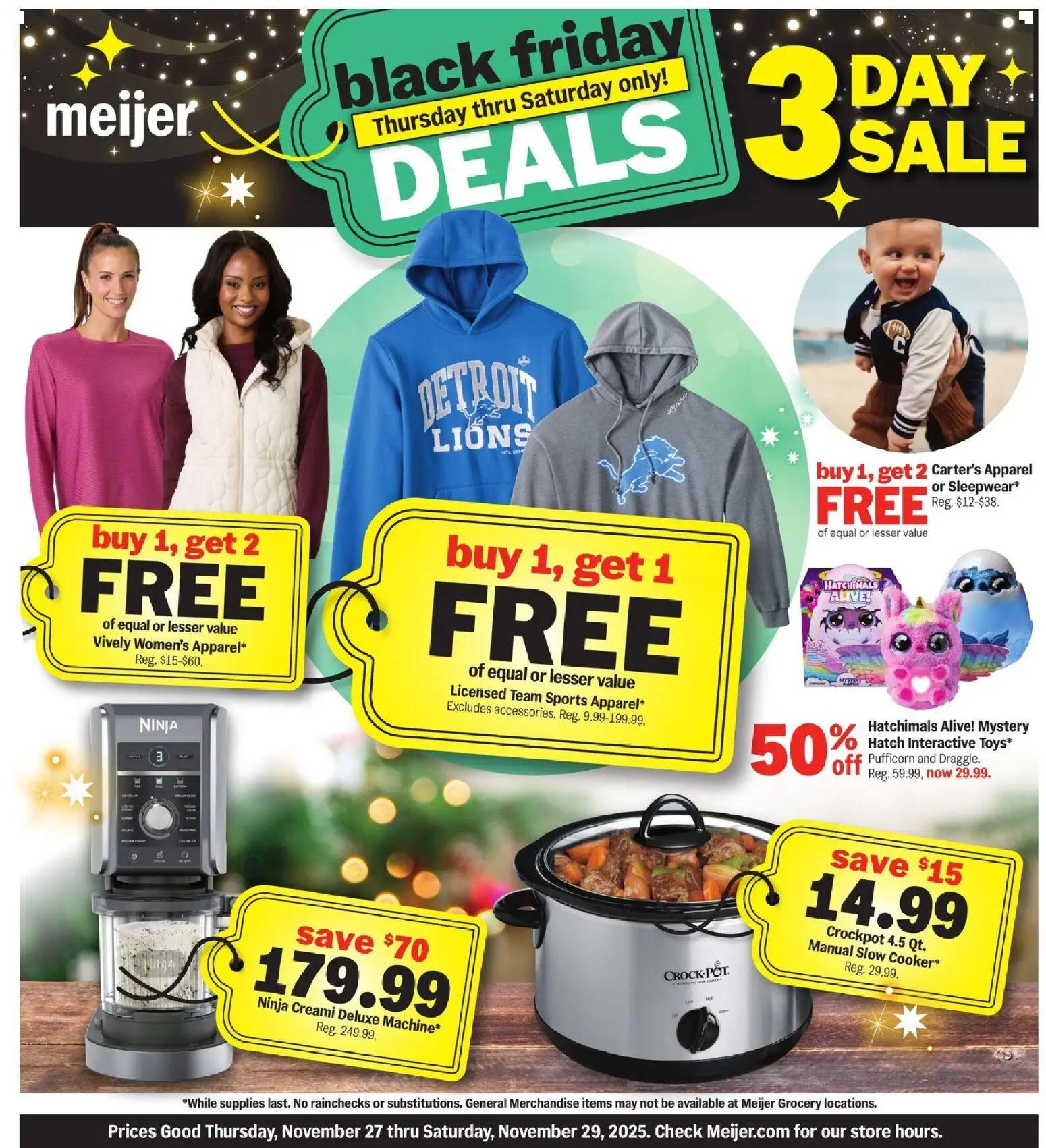meijer - Weekly ads Meijer BLACK FRIDAY from 11/27/2025