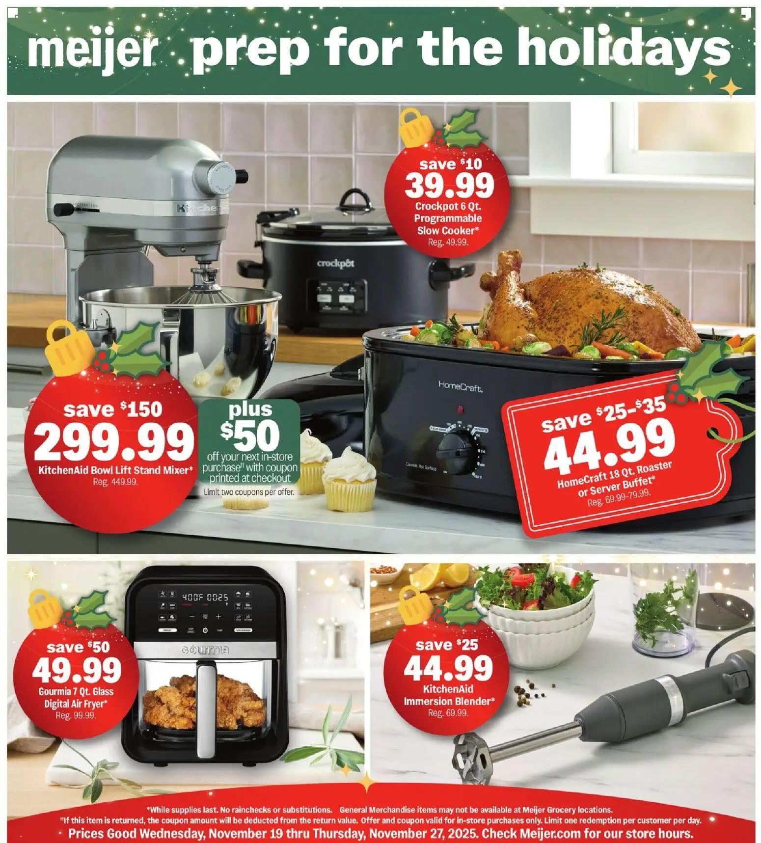 meijer - Meijer Prep for the Holidays! - 11/19 - 11/25 2025
