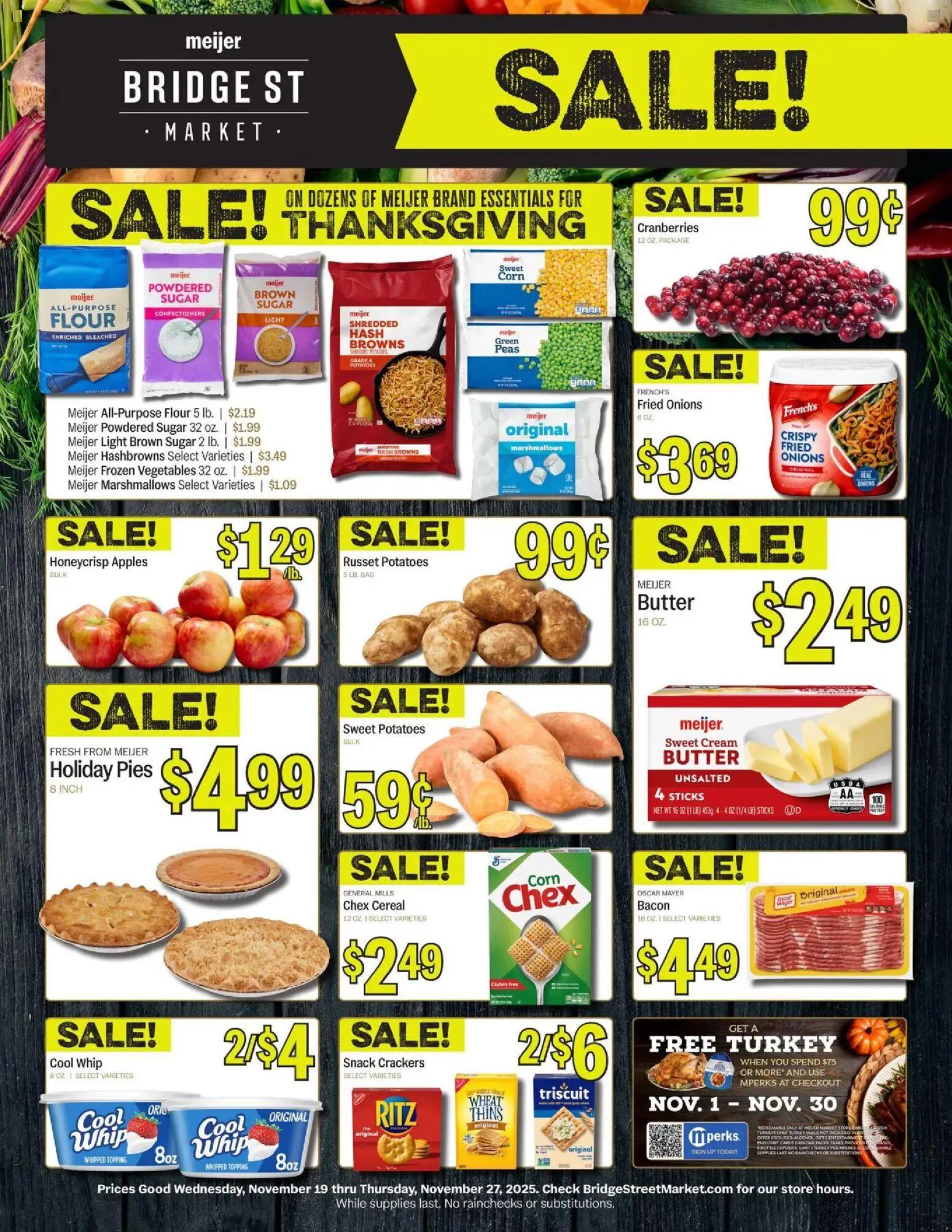 meijer - Meijer Bridge Street Market - 11/19 - 11/27 2025