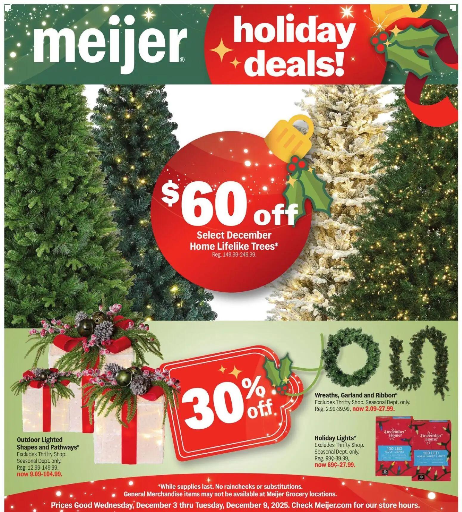 meijer - Meijer Holiday Deals - 12/03 - 12/09 2025