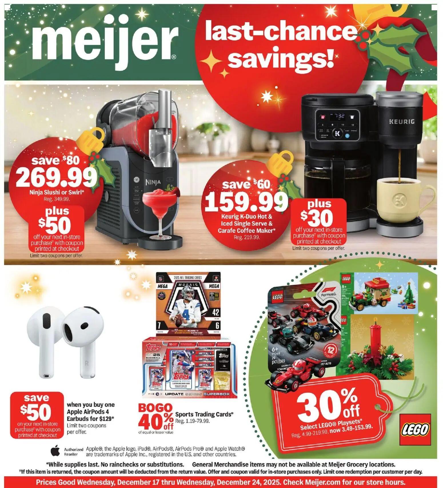 meijer - Meijer Last Chance Savings - 12/17 - 12/24 2025