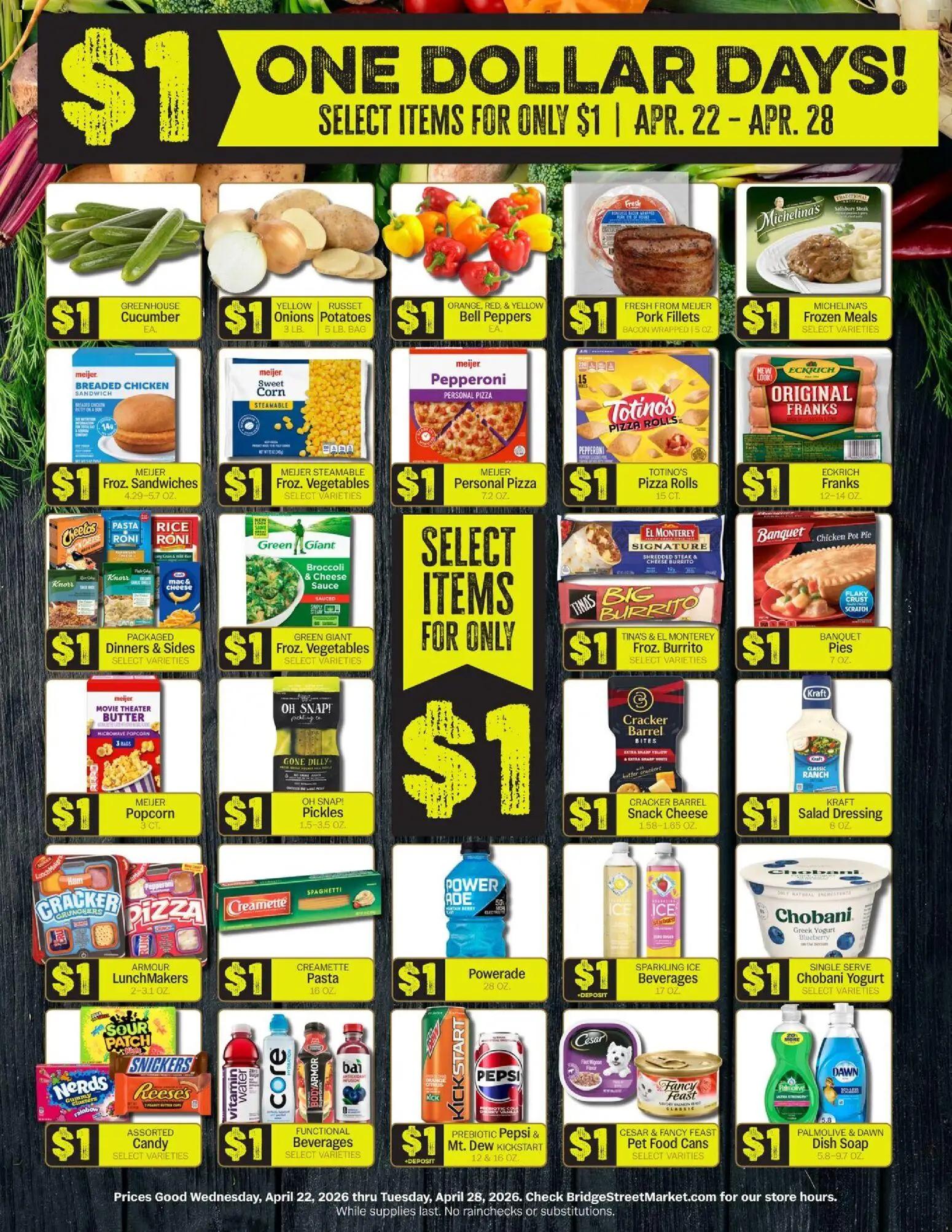meijer - Meijer Bridge Street Market - 04/22 - 04/28 2026 - page: 2
