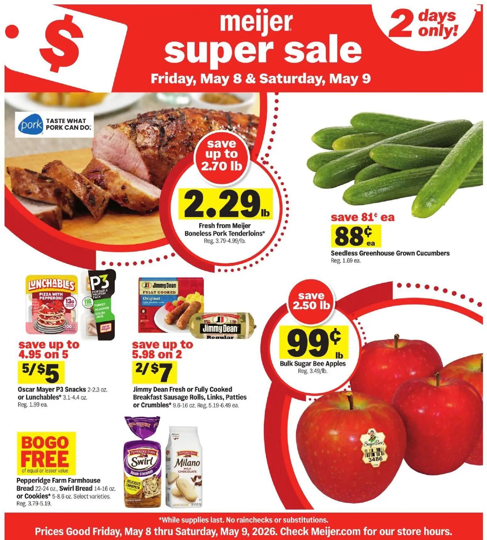 meijer - Meijer Super Sale - 05/08 - 05/09 2026 - page: 1