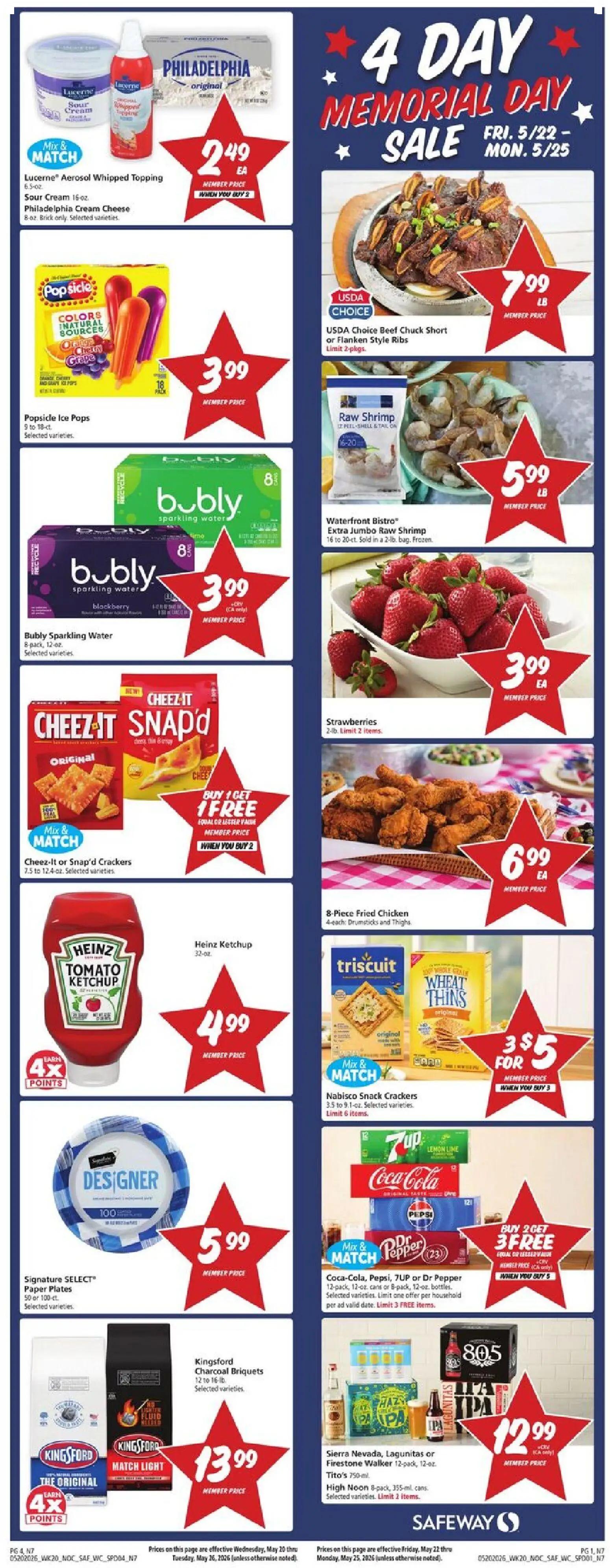 safeway - Safeway Weekly Ad - 05/20 - 05/26 2026