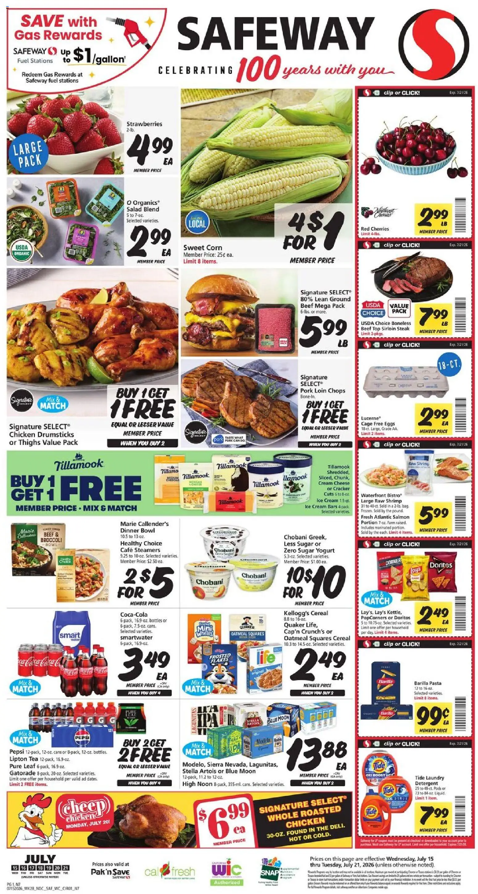 safeway - Safeway Weekly Ad - 07/15 - 07/21 2026 - page: 1