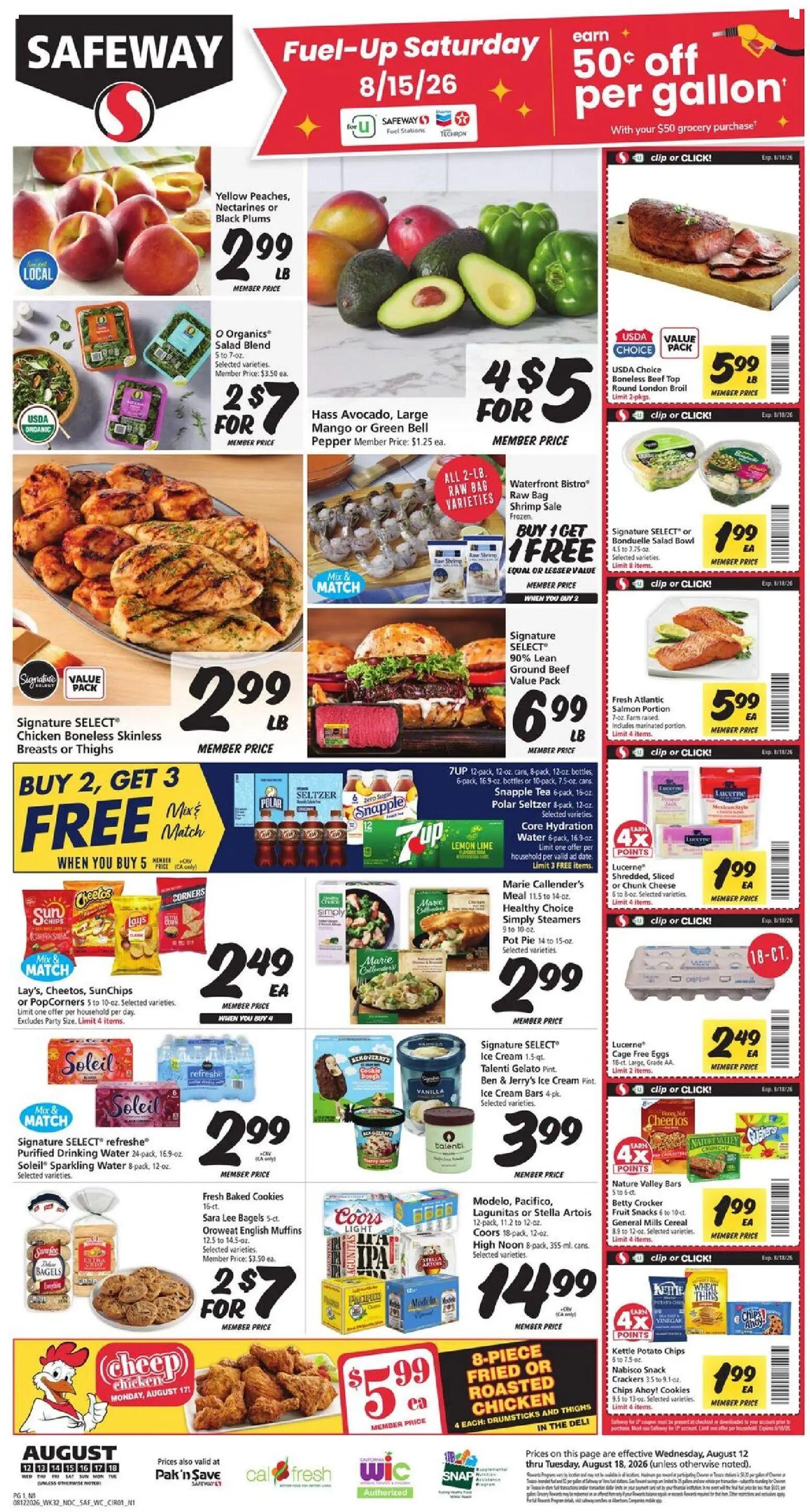 safeway - Safeway Weekly Ad - 08/12 - 08/18 2026