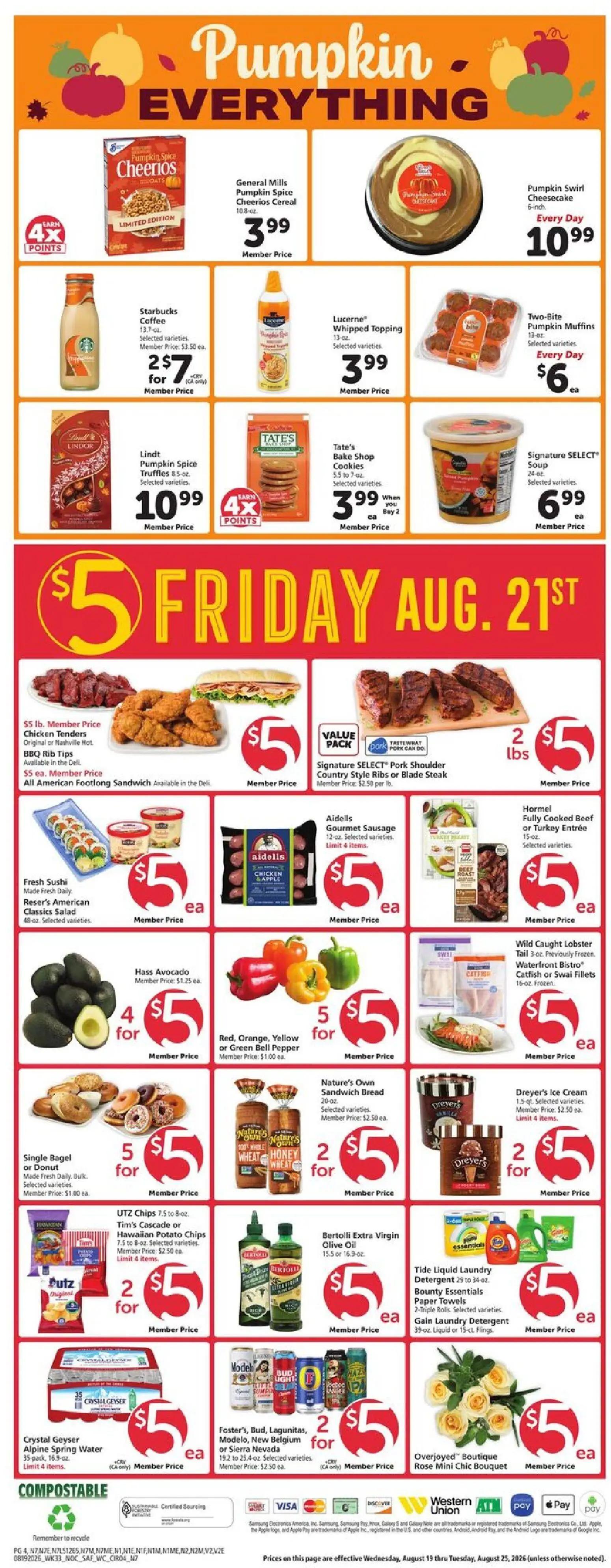 safeway - Safeway Weekly Ad - 08/19 - 08/25 2026 - page: 4