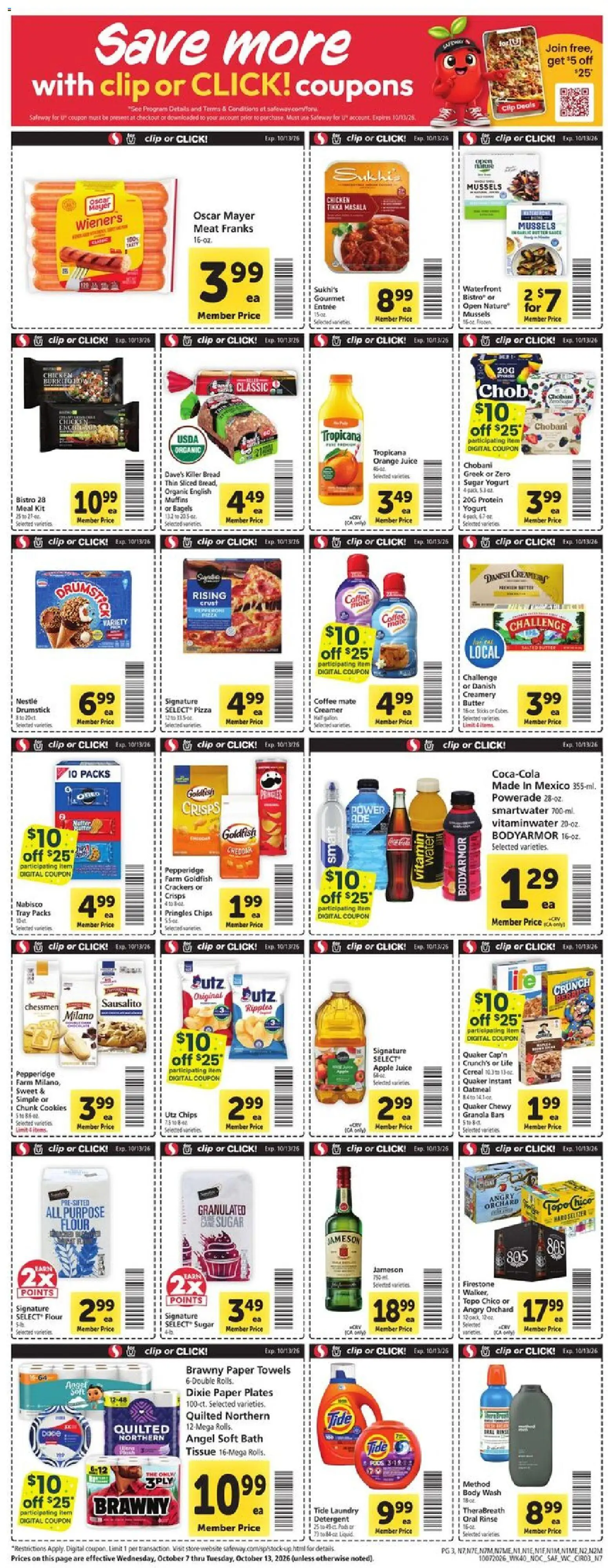 safeway - Safeway Weekly Ad - 10/07 - 10/13 2026 - page: 3