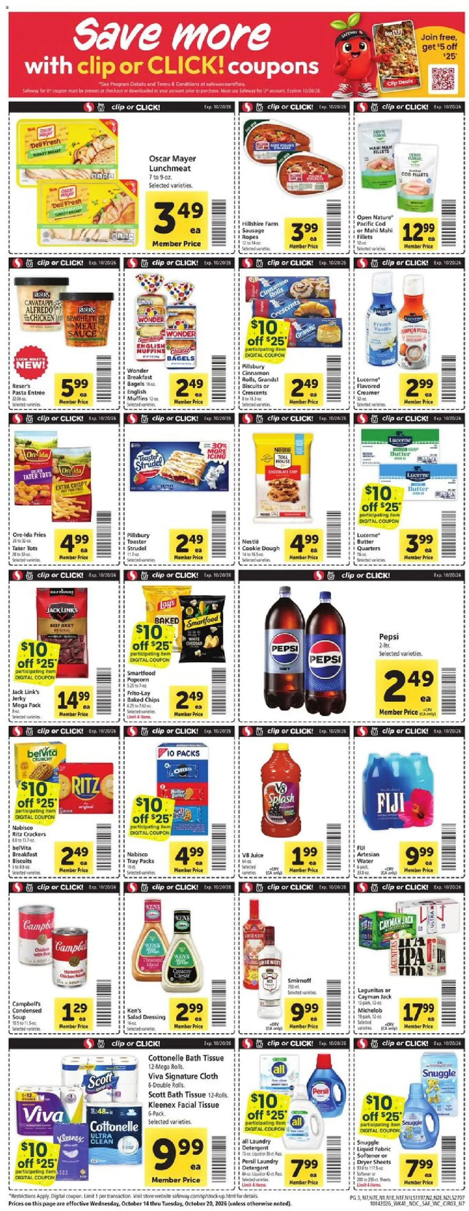 safeway - Safeway Weekly Ad - 10/14 - 10/20 2026 - page: 3