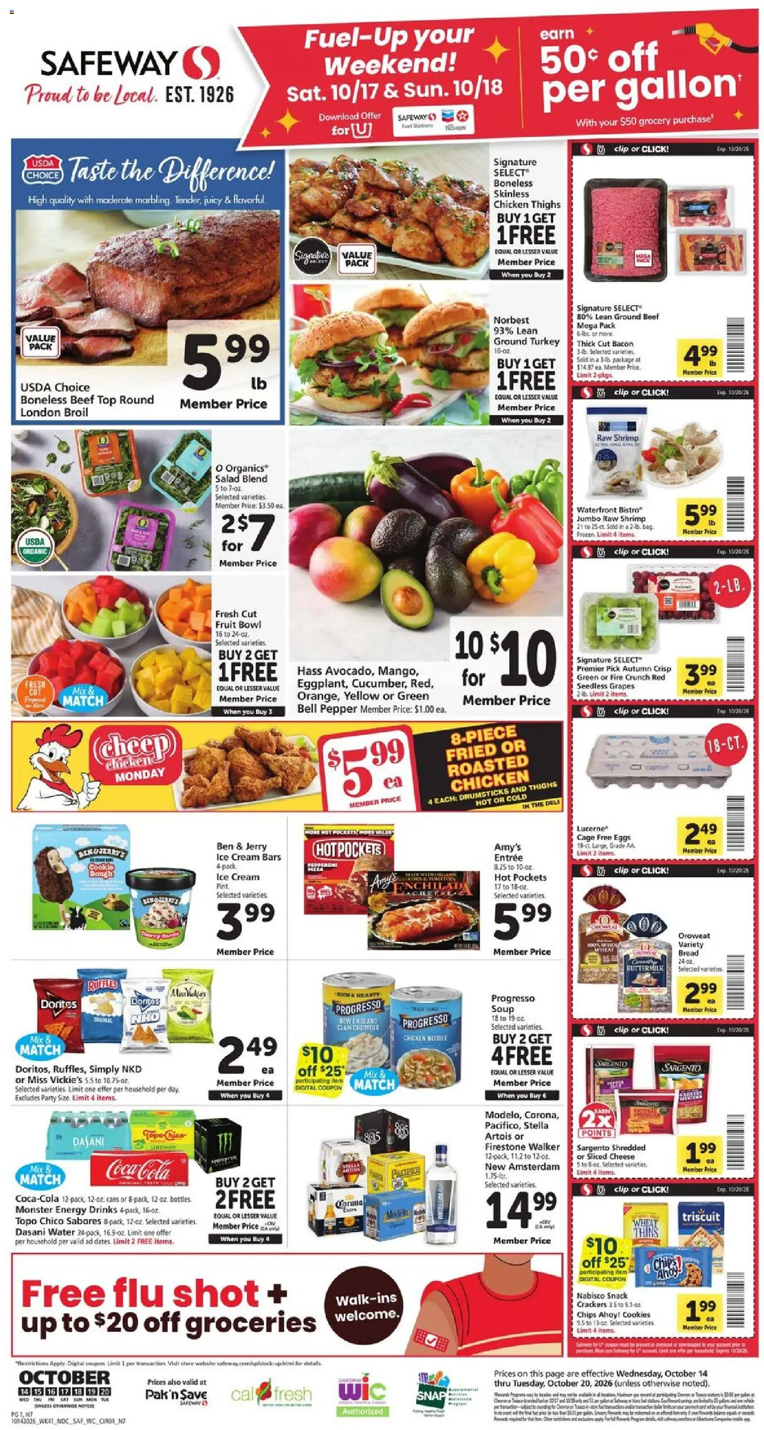 safeway - Safeway Weekly Ad - 10/14 - 10/20 2026