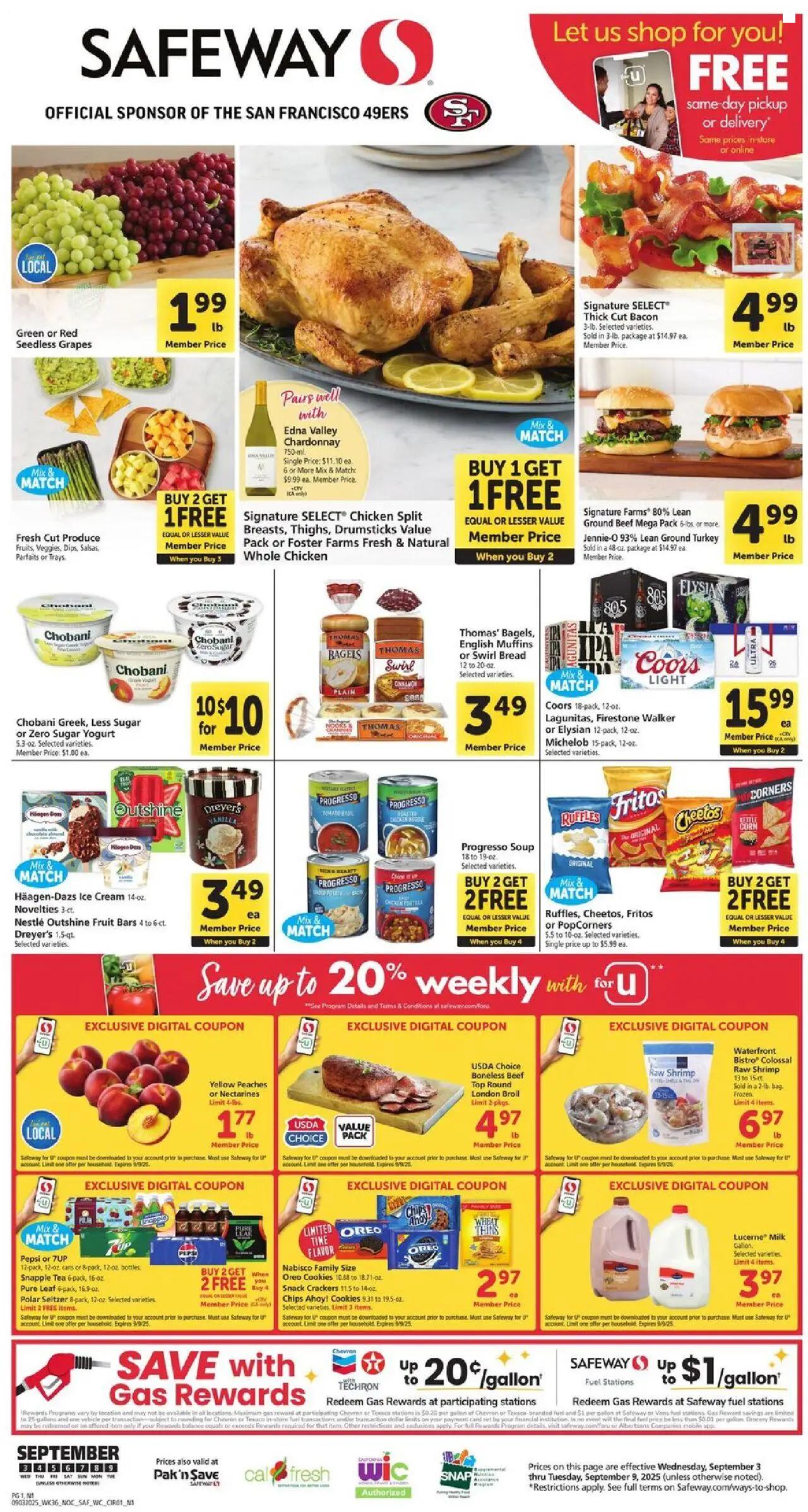 safeway - Safeway Weekly Ad - 09/03 - 09/09 2025