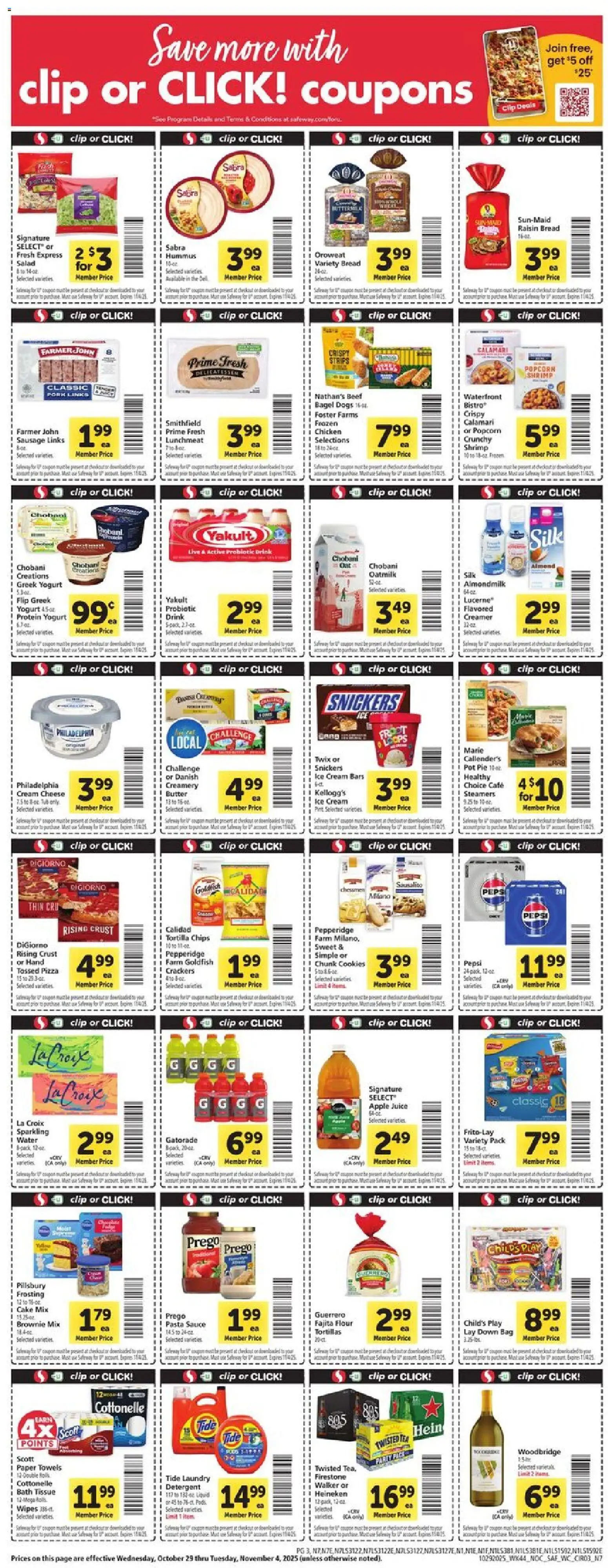 safeway - Safeway Weekly Ad - 10/29 - 11/04 2025 - page: 3