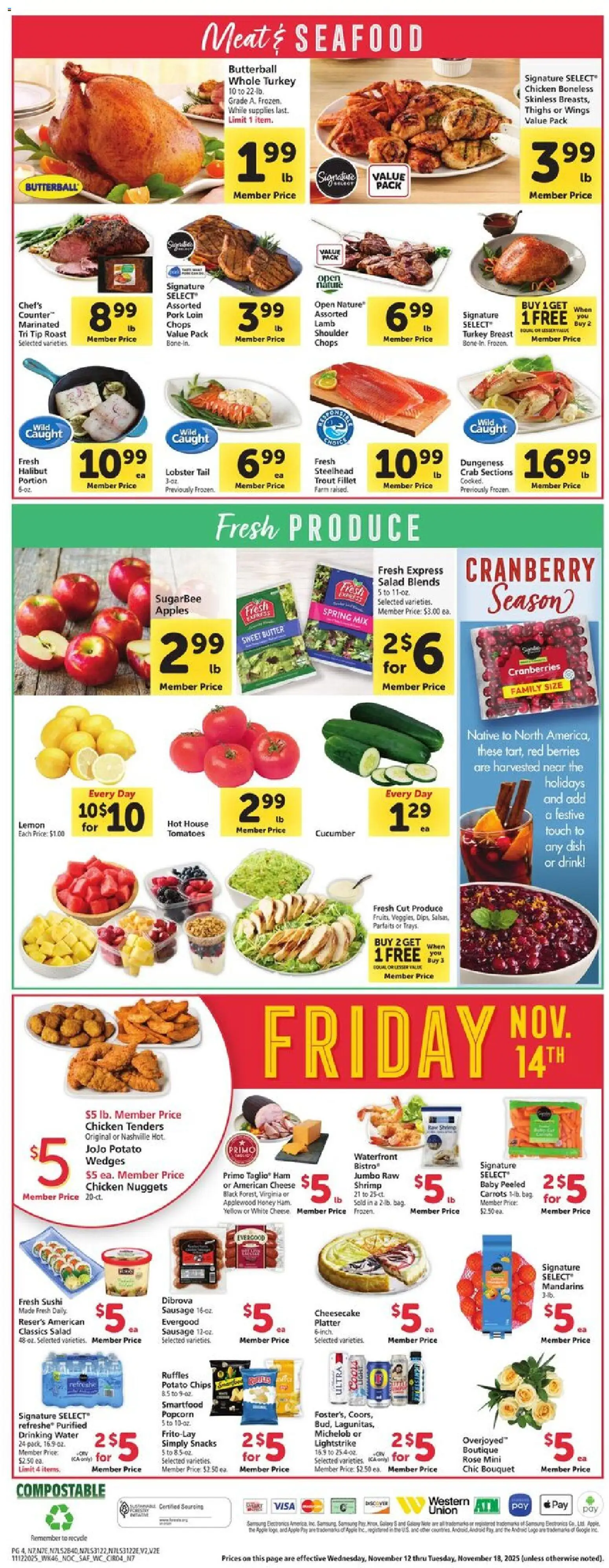 safeway - Safeway Weekly Ad - 11/12 - 11/18 2025 - page: 4