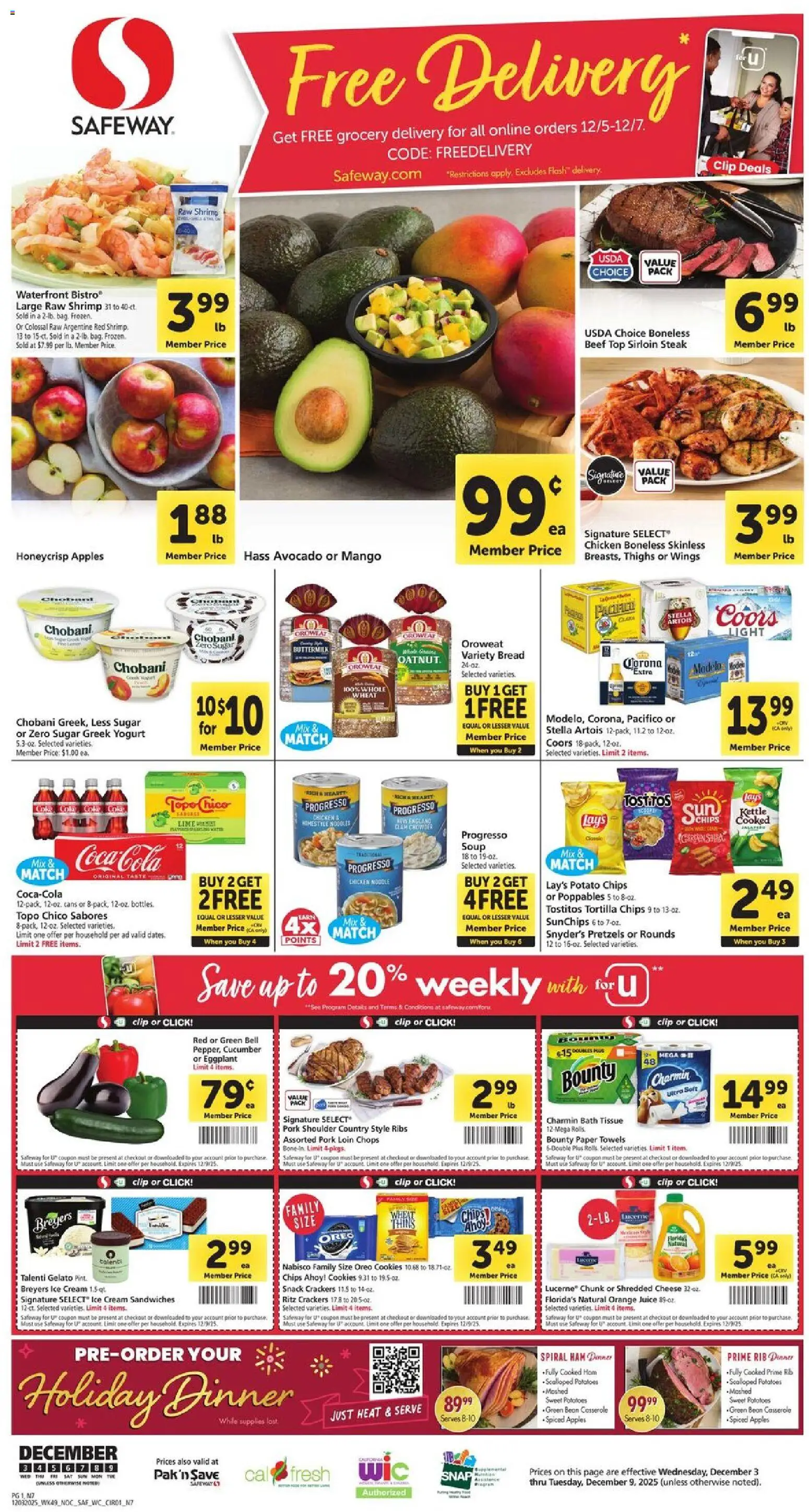 safeway - Safeway Weekly Ad - 12/03 - 12/09 2025