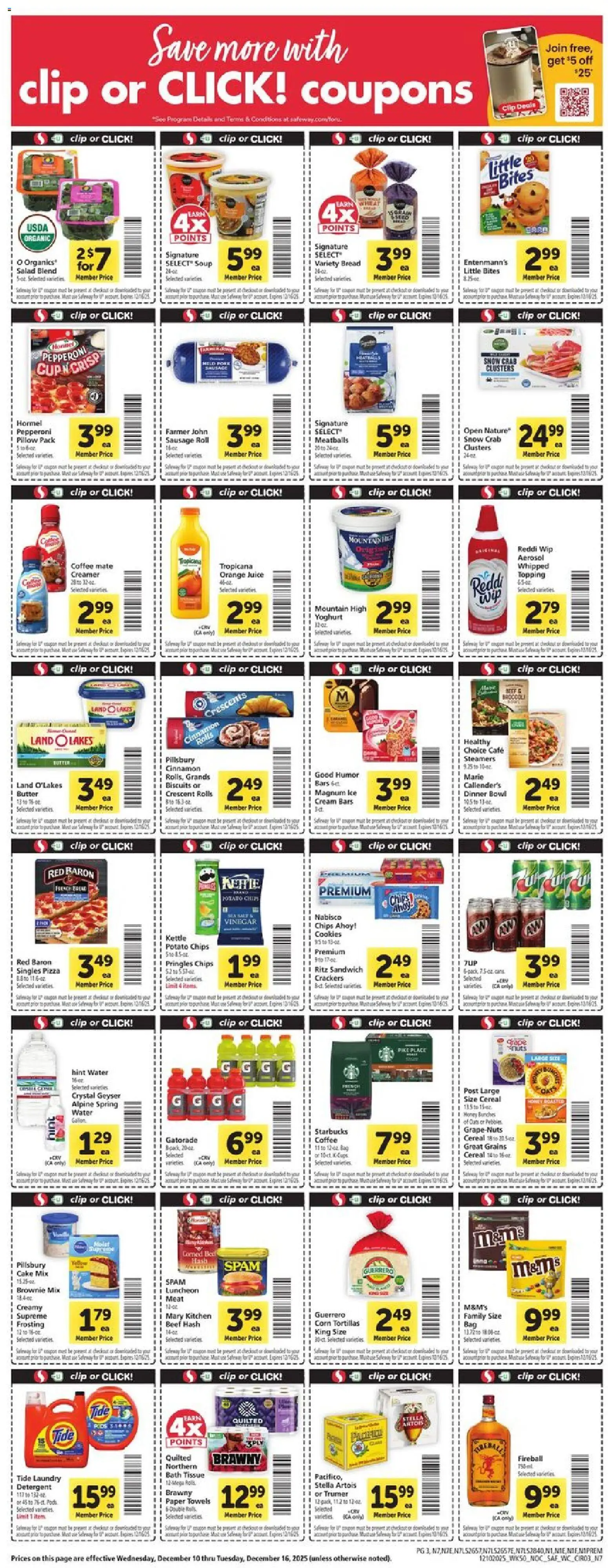 safeway - Safeway Weekly Ad - 12/10 - 12/16 2025 - page: 3