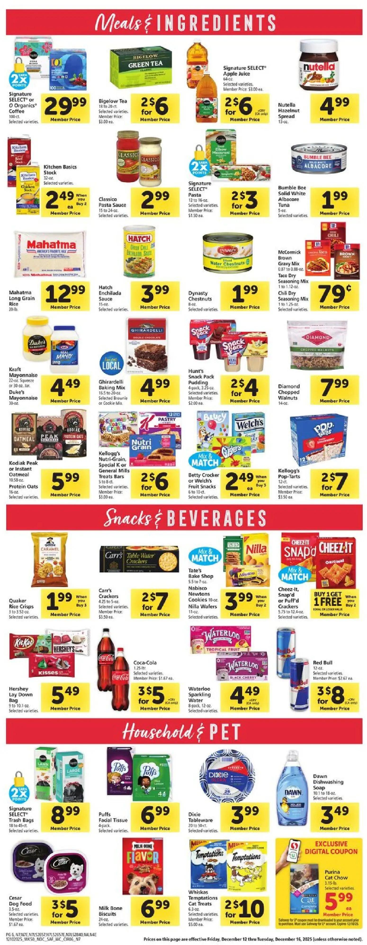 safeway - Safeway Weekly Ad - 12/10 - 12/16 2025 - page: 6