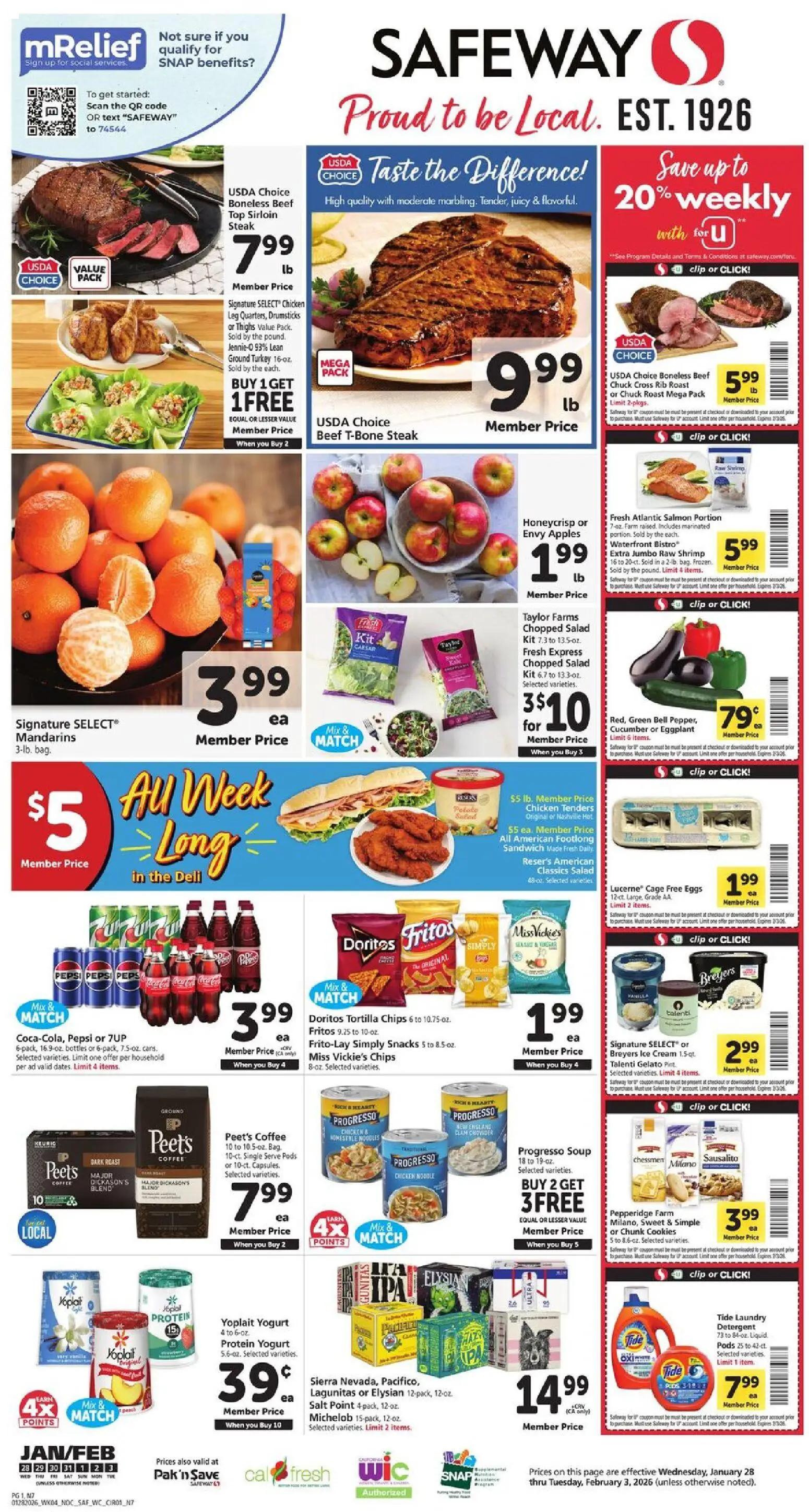 safeway - Safeway Weekly Ad - 01/28 - 02/03 2026