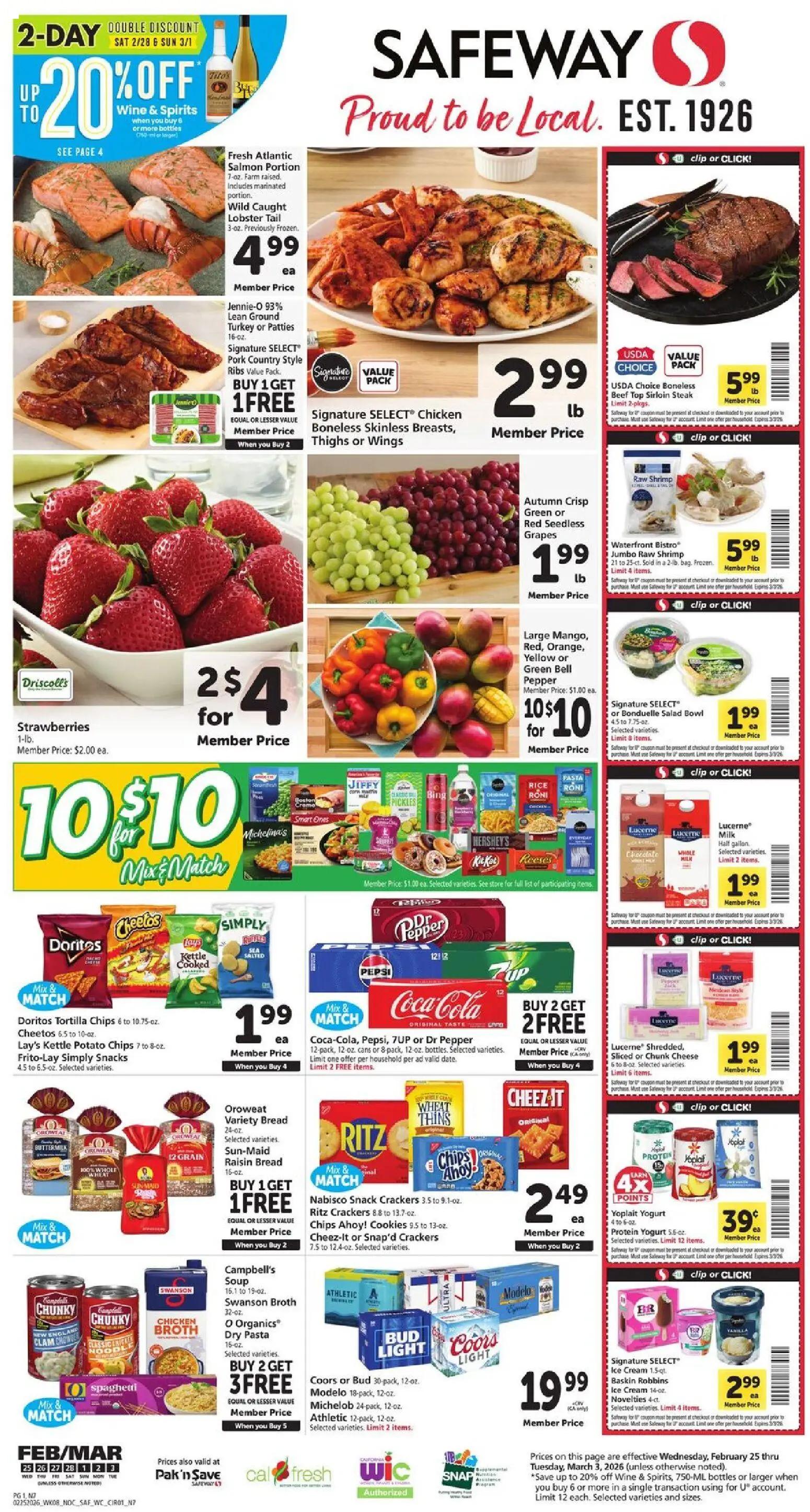 safeway - Safeway Weekly Ad - 02/25 - 03/03 2026