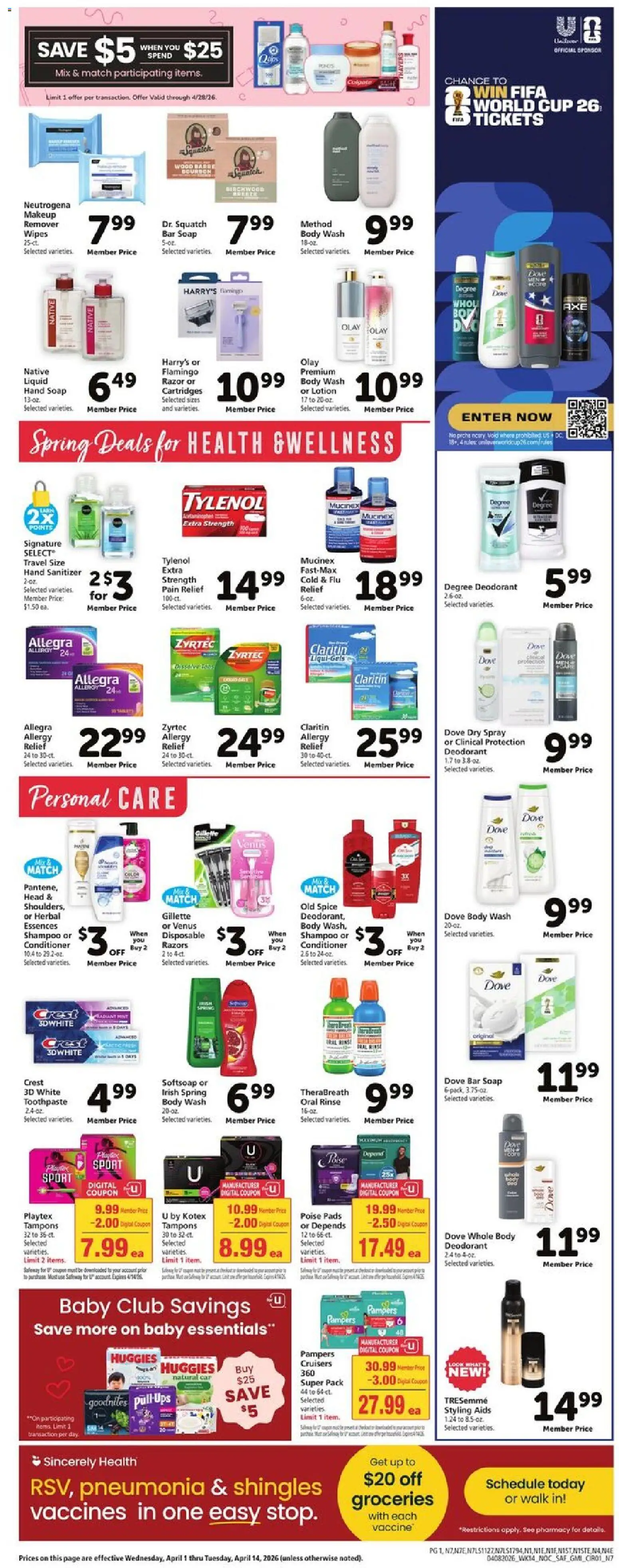 safeway - Safeway Weekly Ad - 04/08 - 04/14 2026 - page: 7
