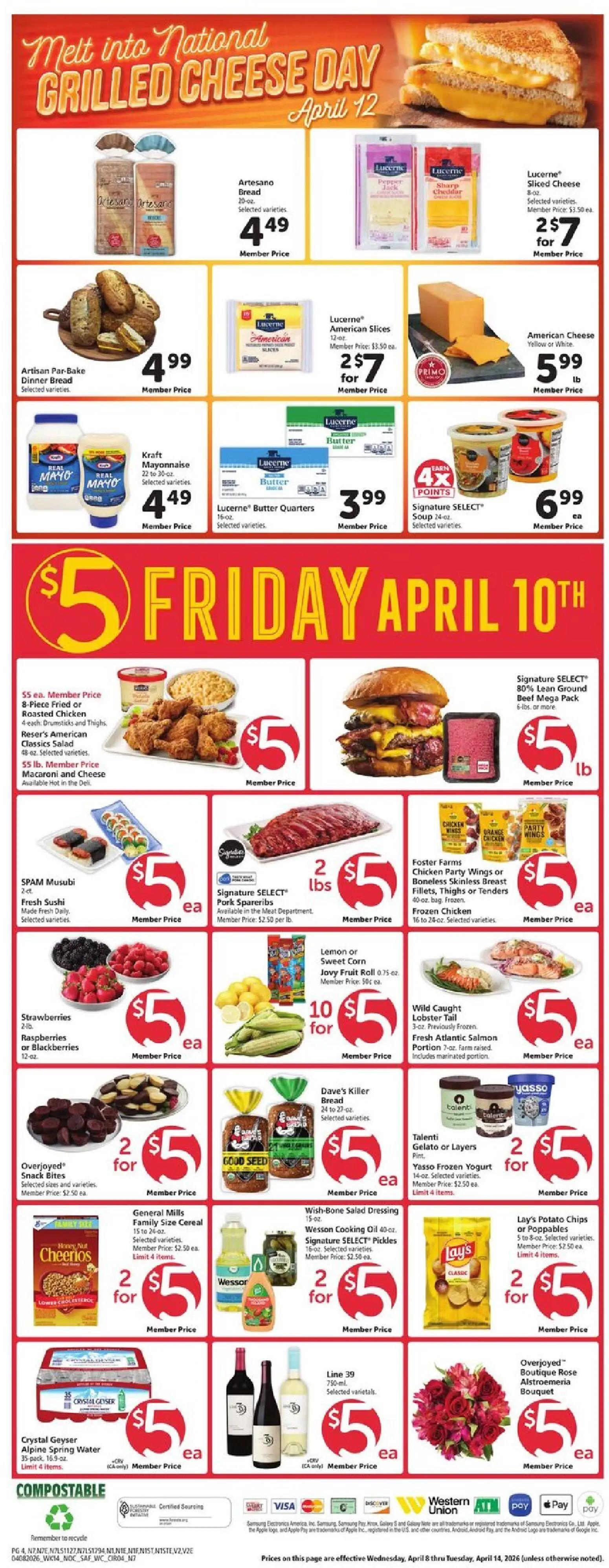 safeway - Safeway Weekly Ad - 04/08 - 04/14 2026 - page: 4