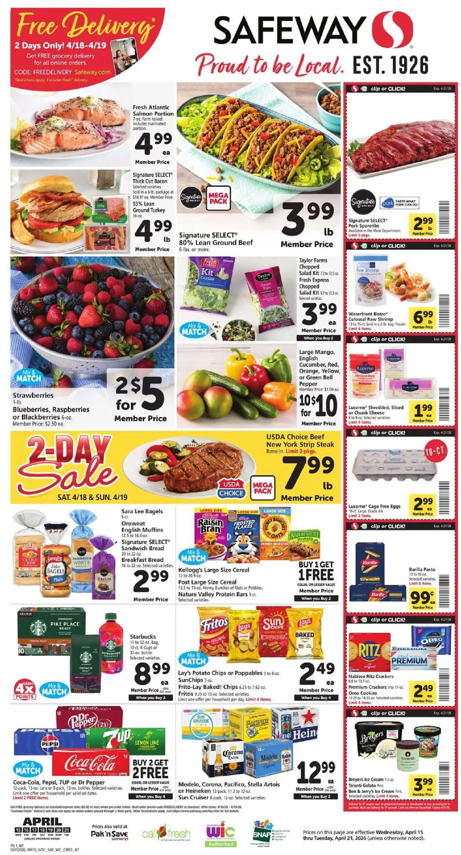 safeway - Safeway Weekly Ad - 04/15 - 04/21 2026