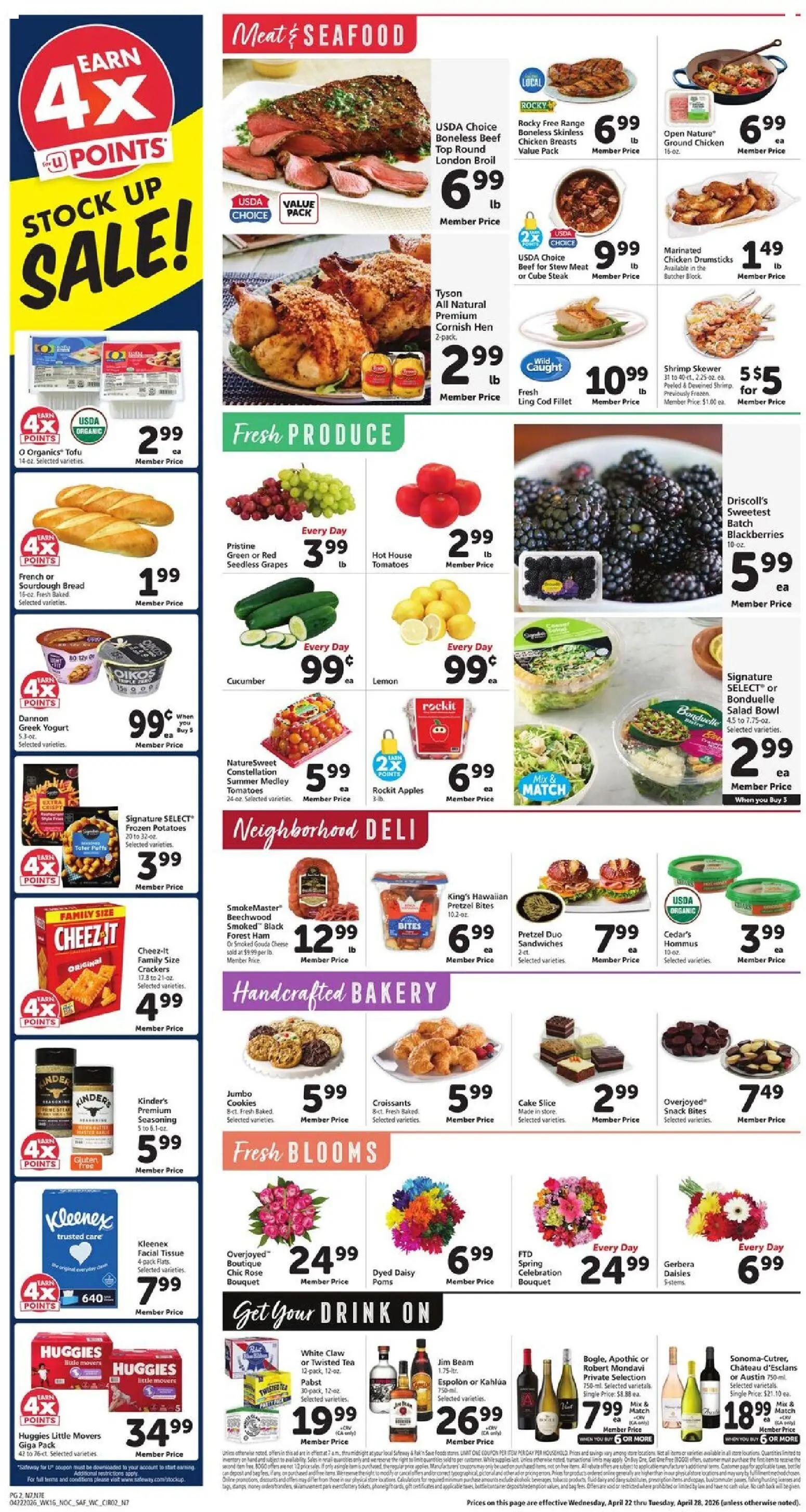 safeway - Safeway Weekly Ad - 04/22 - 04/28 2026 - page: 2
