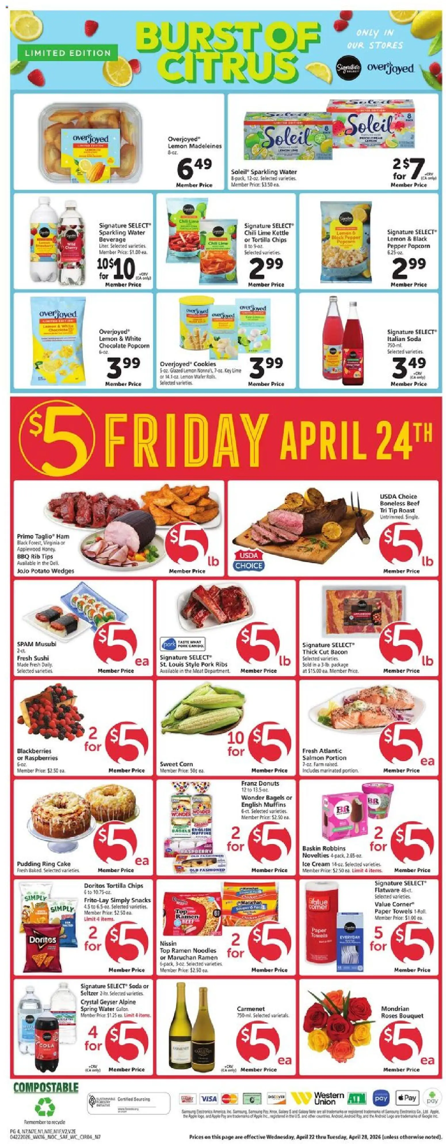 safeway - Safeway Weekly Ad - 04/22 - 04/28 2026 - page: 4