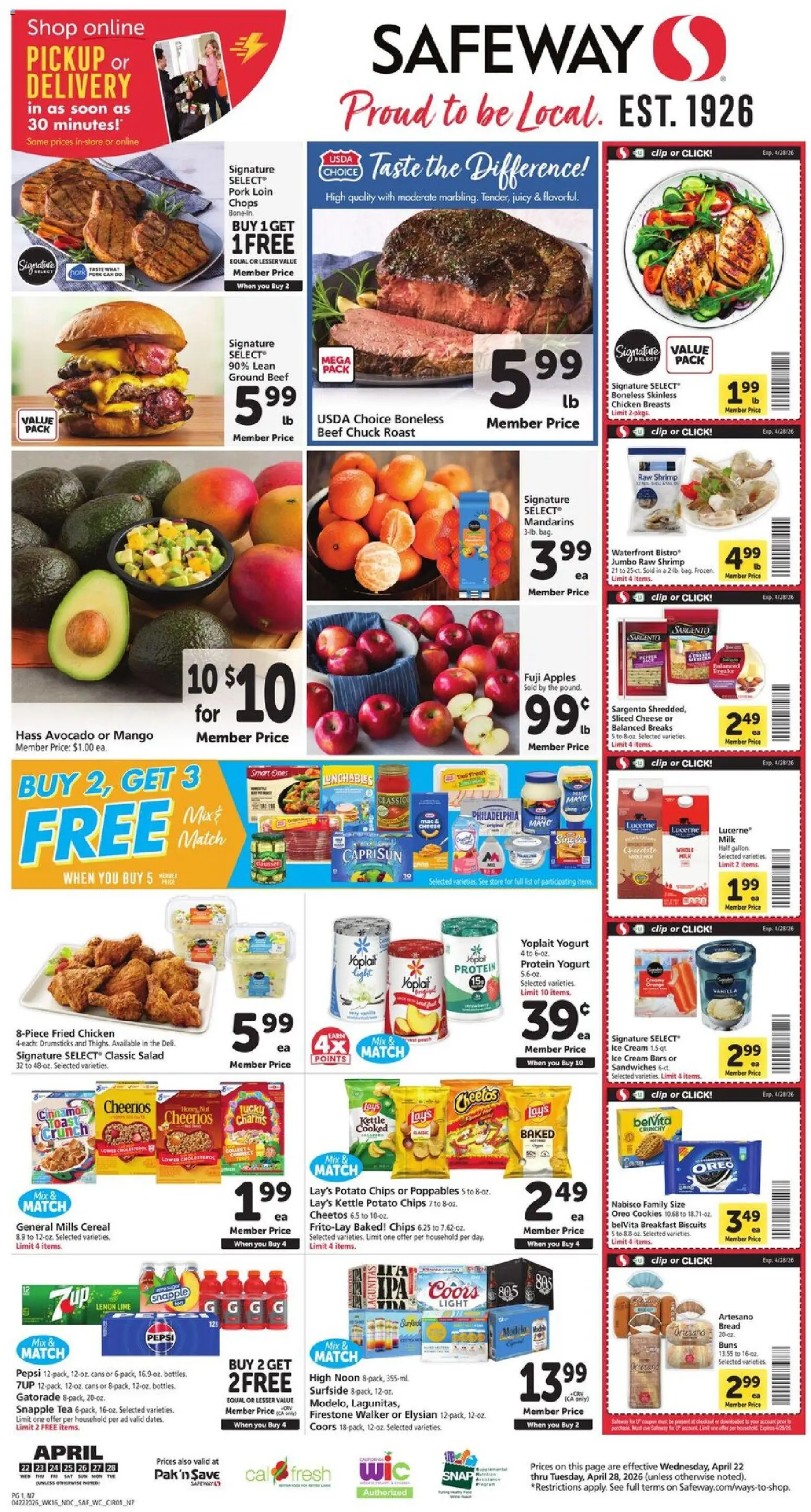 safeway - Safeway Weekly Ad - 04/22 - 04/28 2026