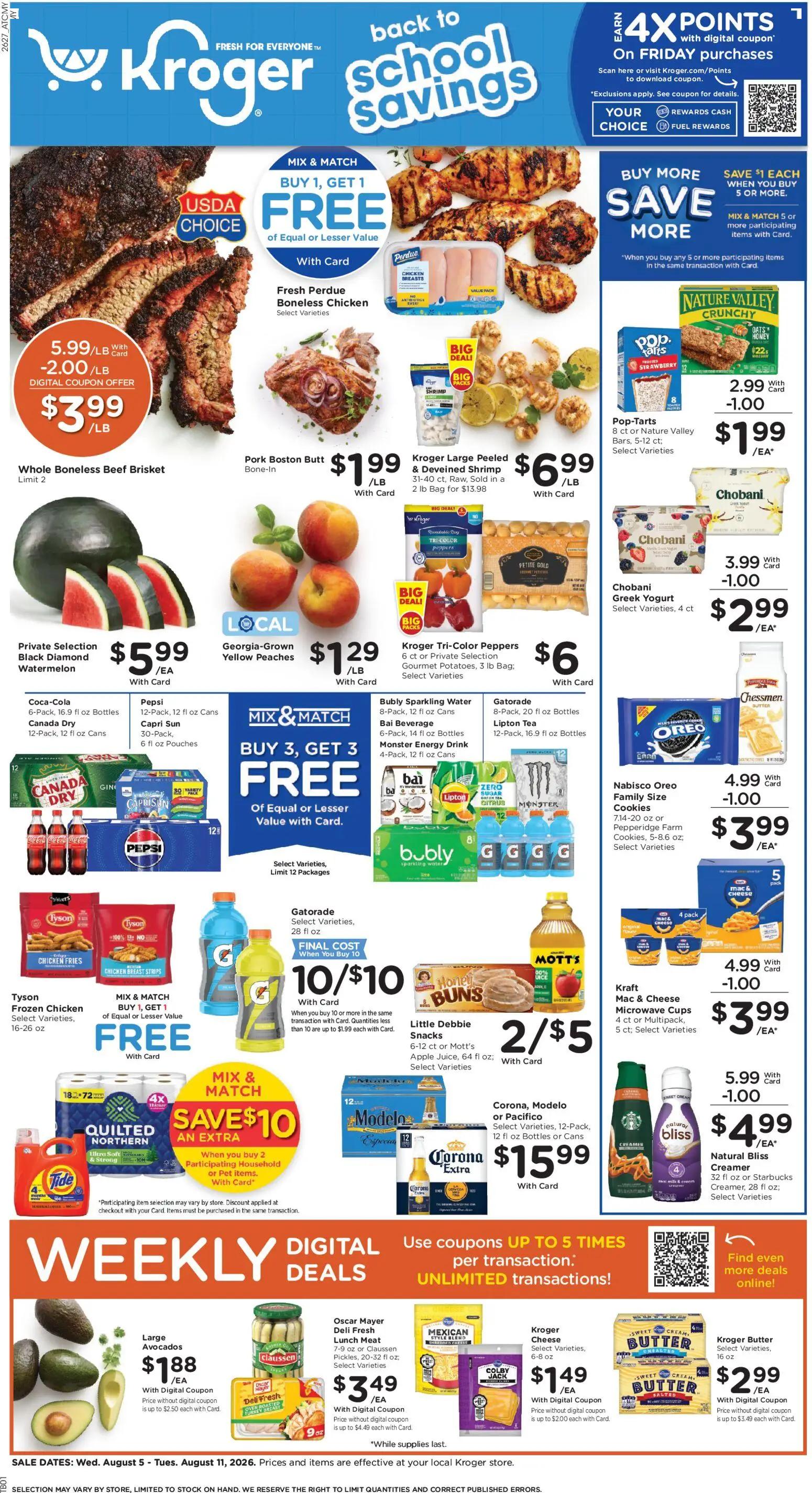 kroger - Kroger Weekly Ad - 08/05 - 08/11 2026