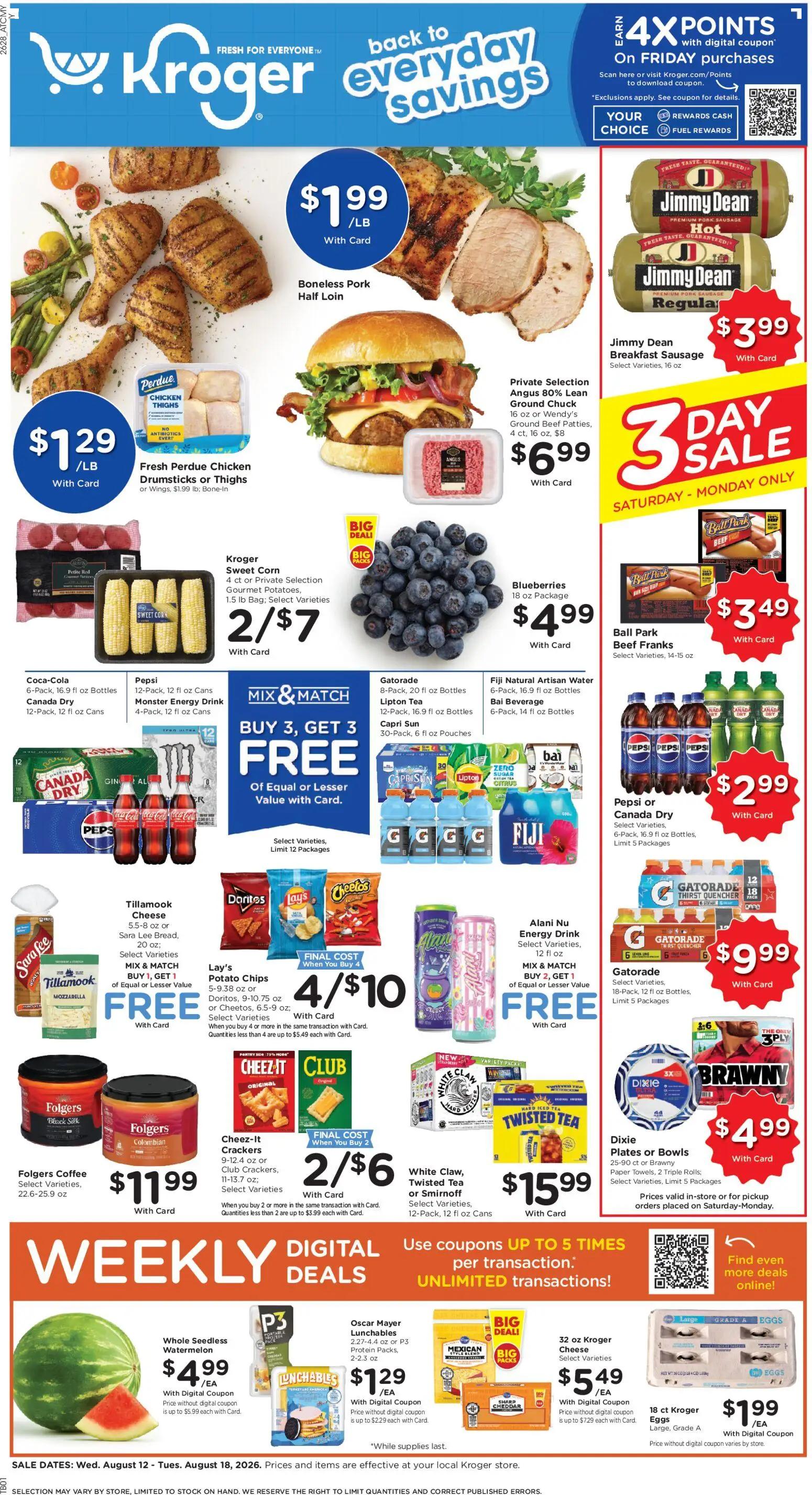 kroger - Kroger Weekly Ad - 08/12 - 08/18 2026