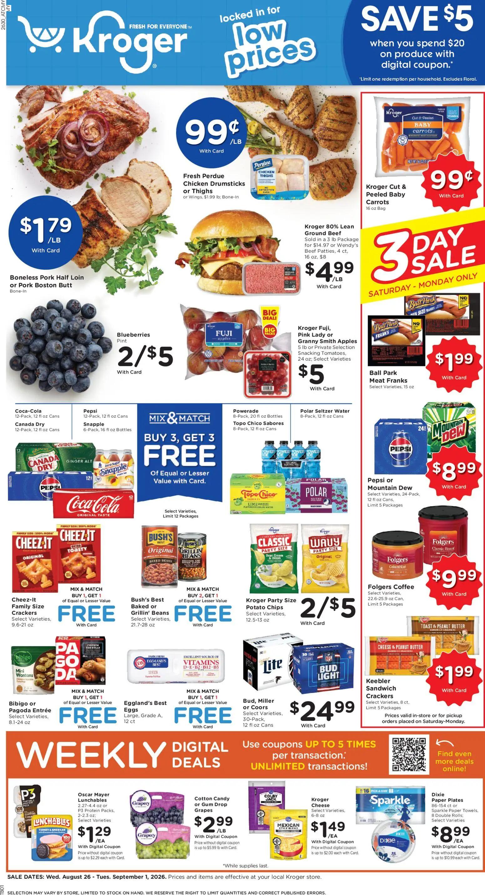 kroger - Kroger Weekly Ad - 08/26 - 09/01 2026