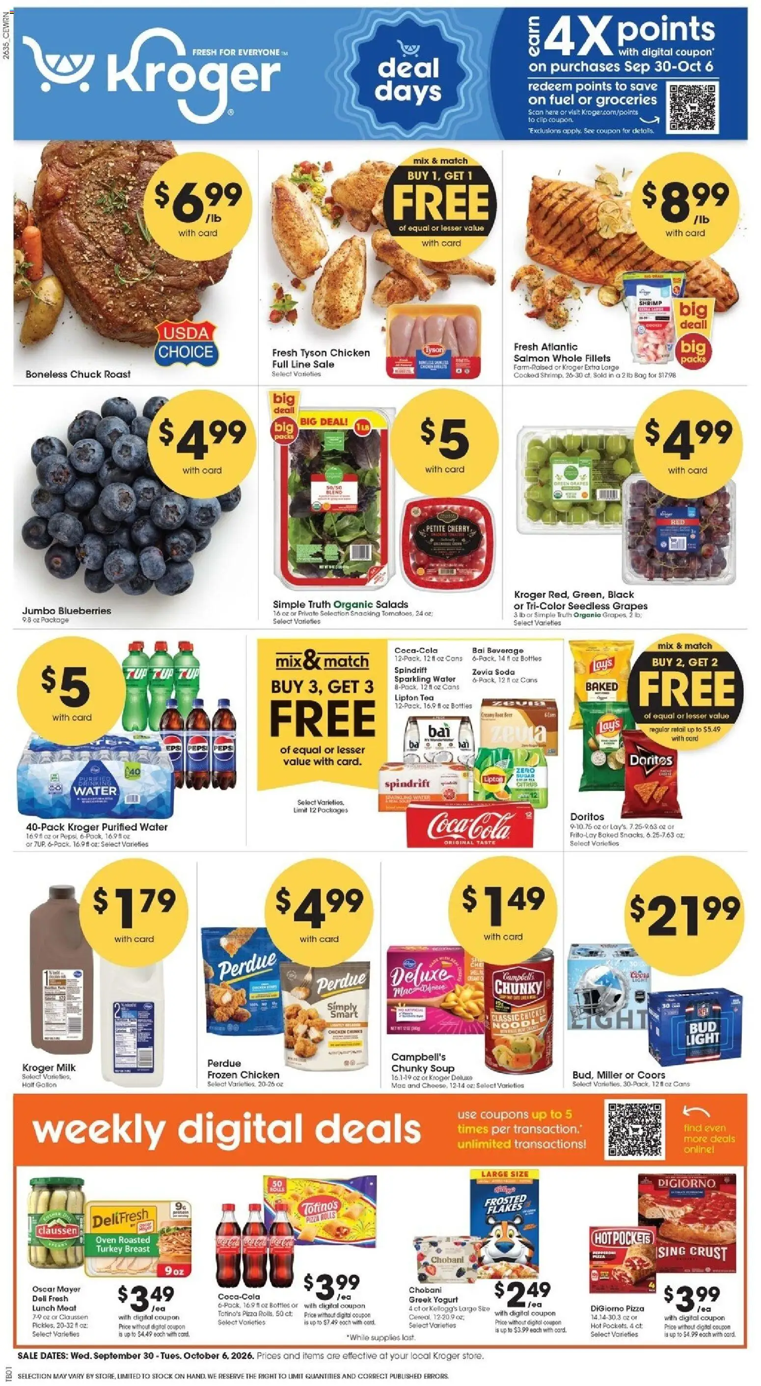 kroger - Kroger Weekly Ad - 09/30 - 10/07 2026 - page: 1