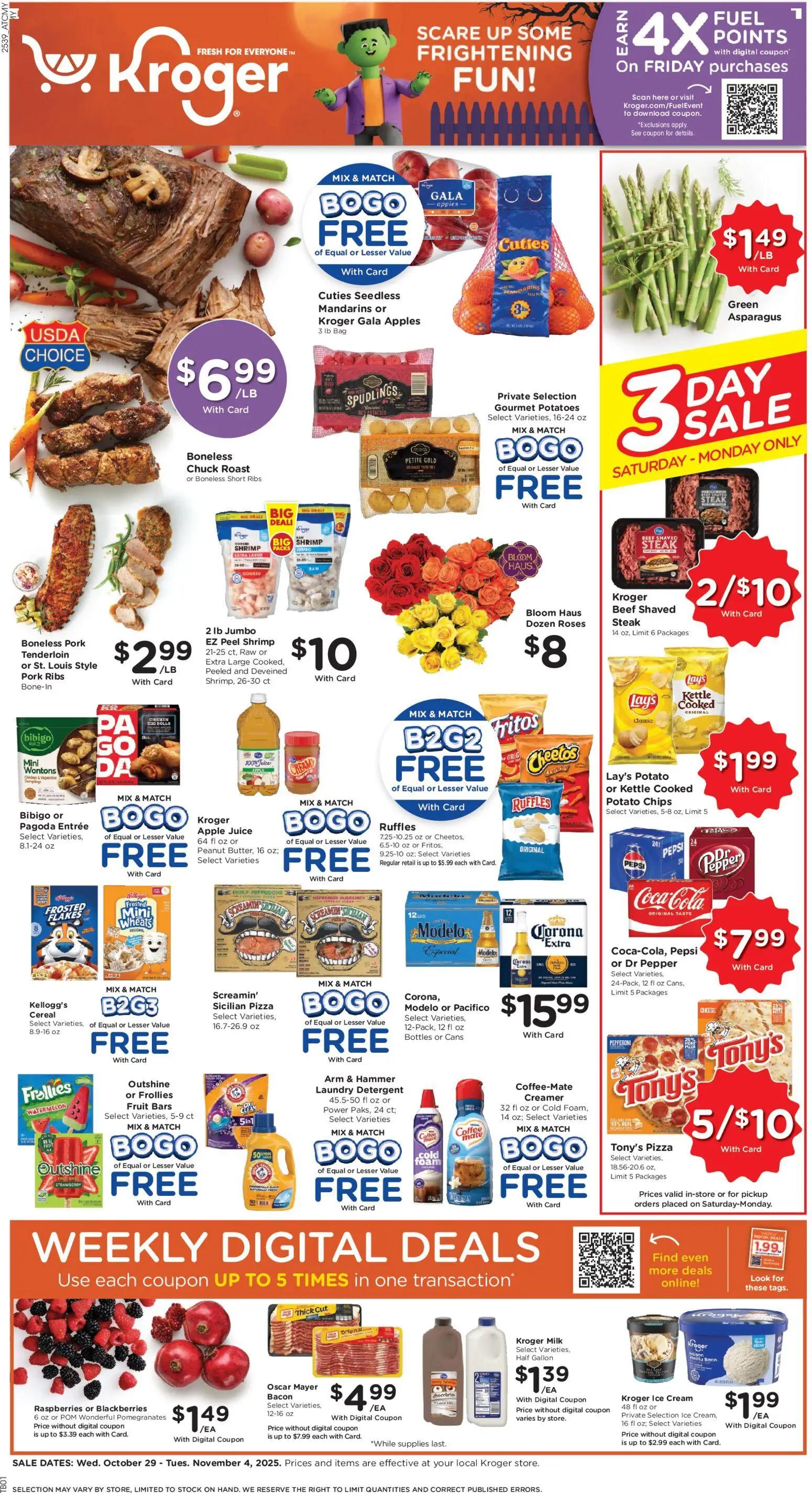 kroger - Kroger Weekly Ad - 10/29 - 11/04 2025